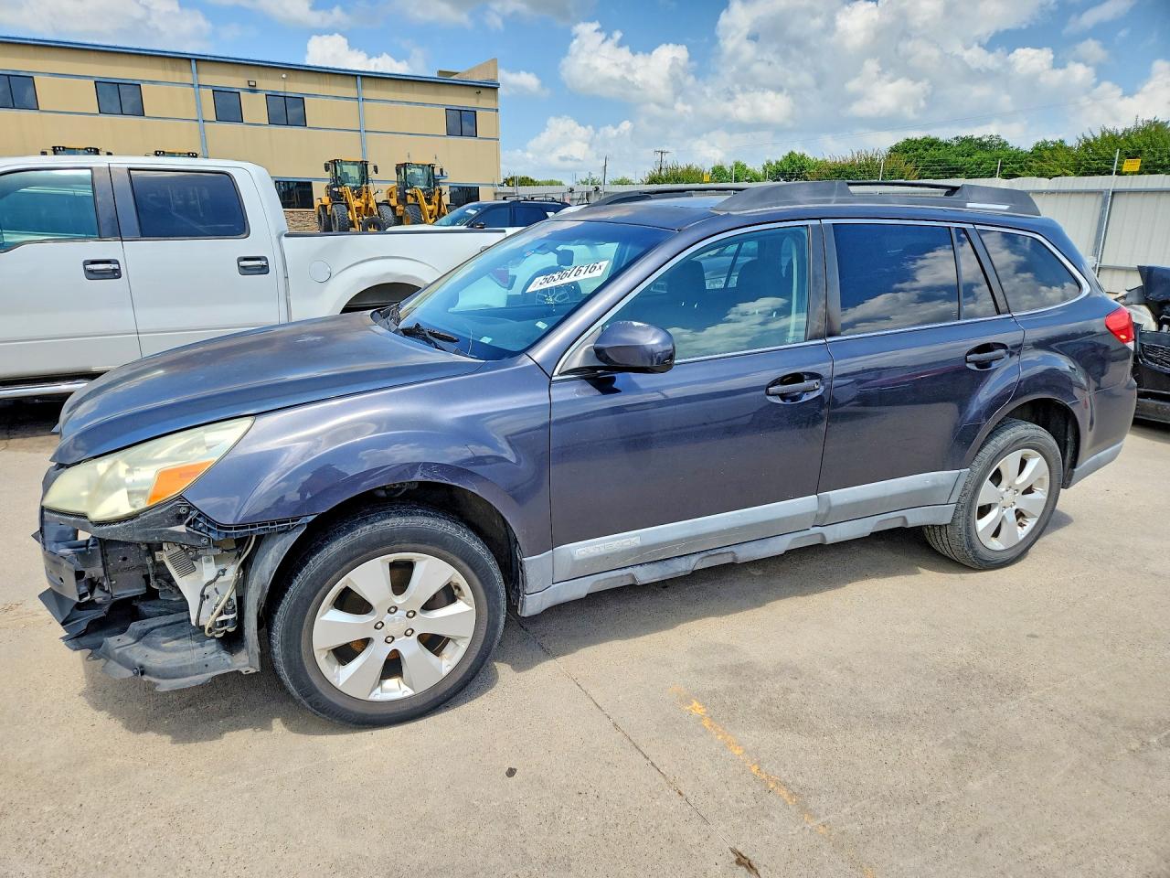 2010 Subaru Outback 2.5i Premium Синий vin: 4S4BRCHC6A1379947