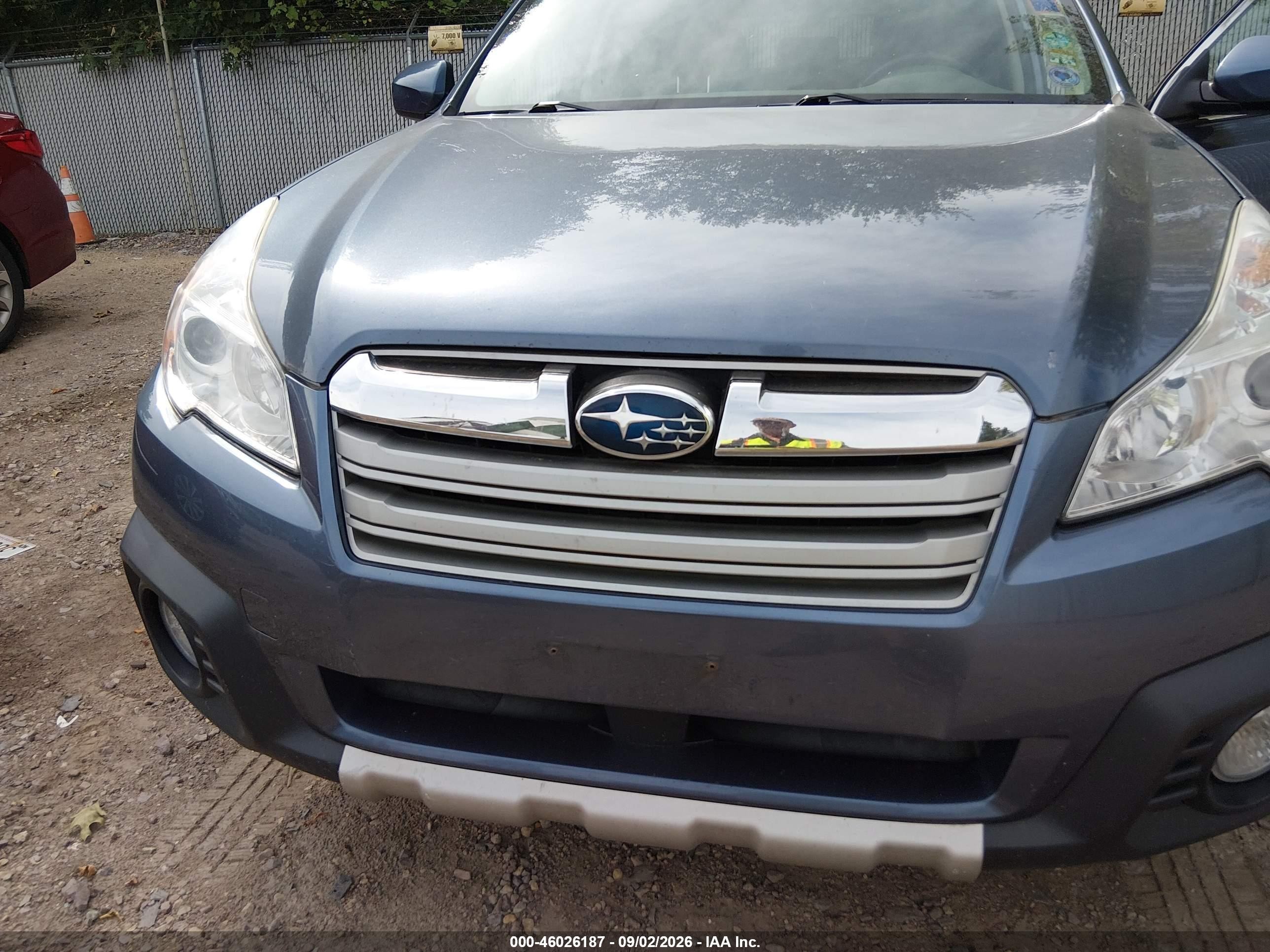 2013 Subaru Outback 2.5i Limited Blue vin: 4S4BRCJC3D3244752