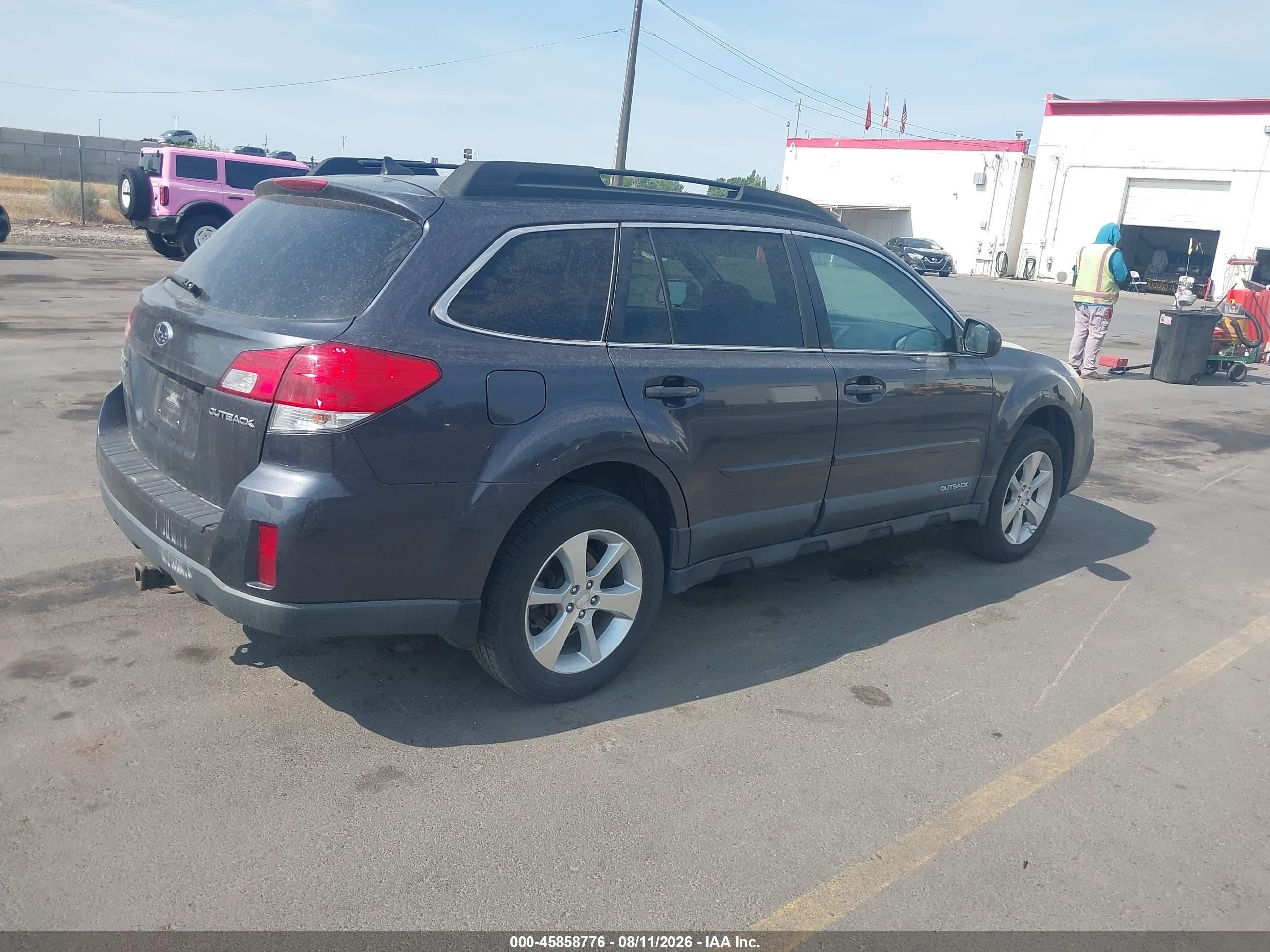 2013 Subaru Outback 2.5i Limited Gray vin: 4S4BRCJC3D3286936