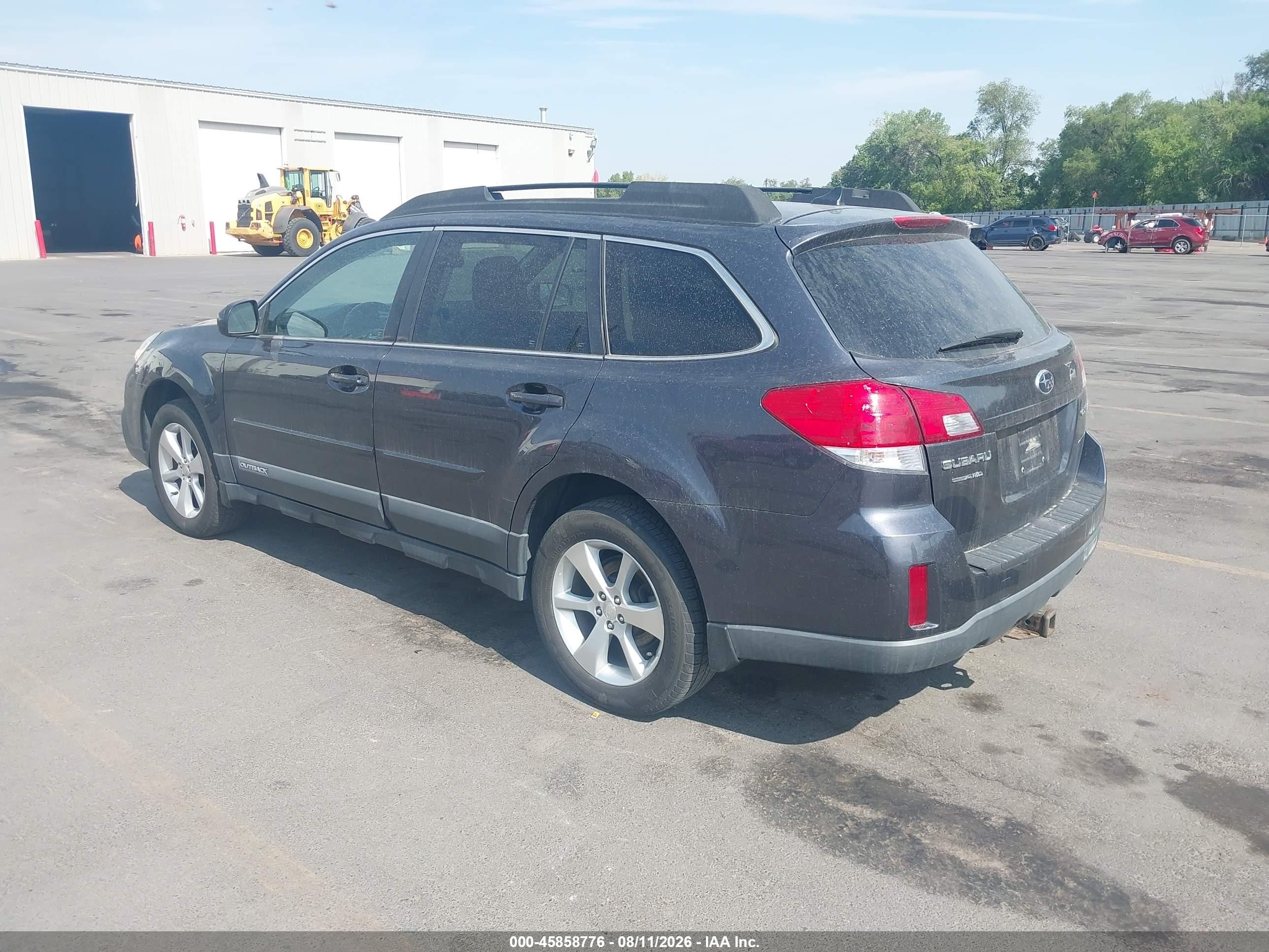 2013 Subaru Outback 2.5i Limited Gray vin: 4S4BRCJC3D3286936