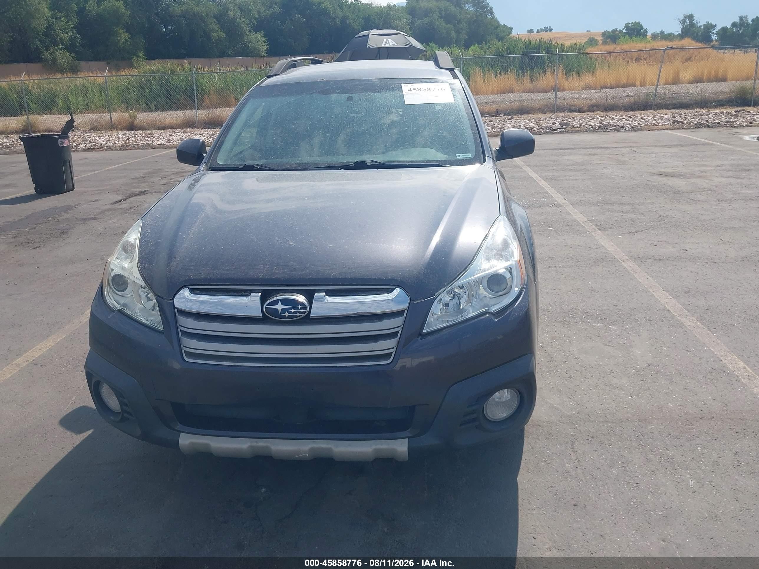 2013 Subaru Outback 2.5i Limited Gray vin: 4S4BRCJC3D3286936