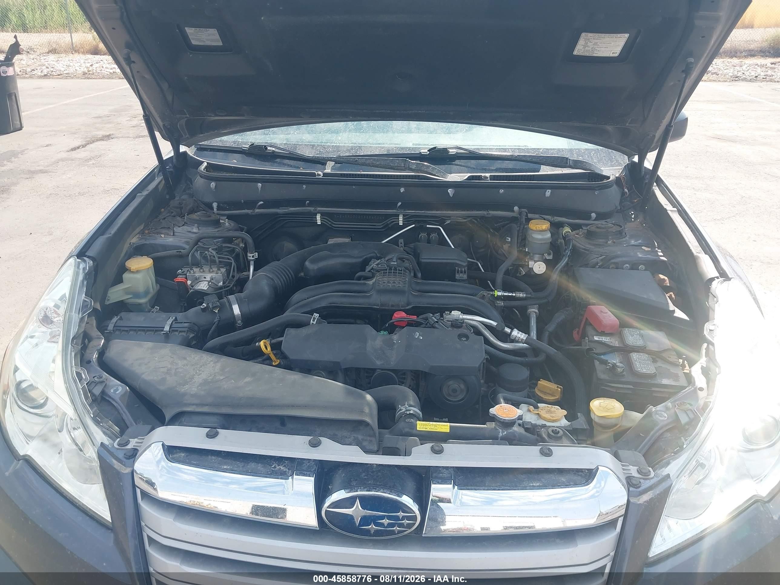 2013 Subaru Outback 2.5i Limited Gray vin: 4S4BRCJC3D3286936