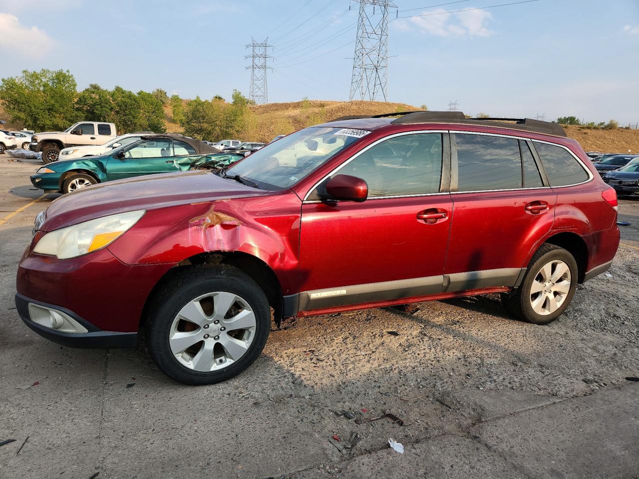 2011 Subaru Outback 2.5i Limited Red vin: 4S4BRCJC5B3362833
