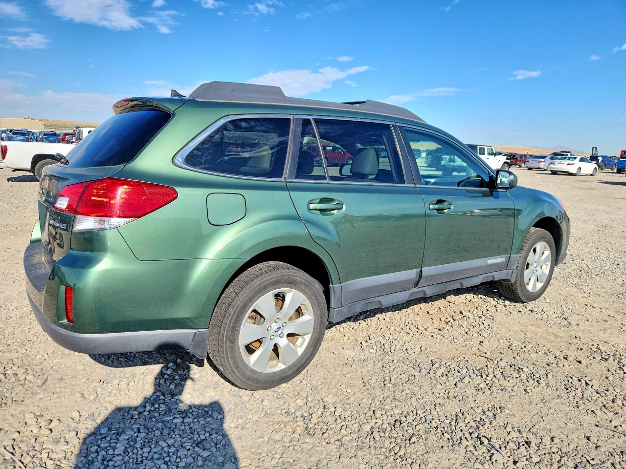2012 Subaru Outback 2.5i Limited Green vin: 4S4BRCJC7C3290759