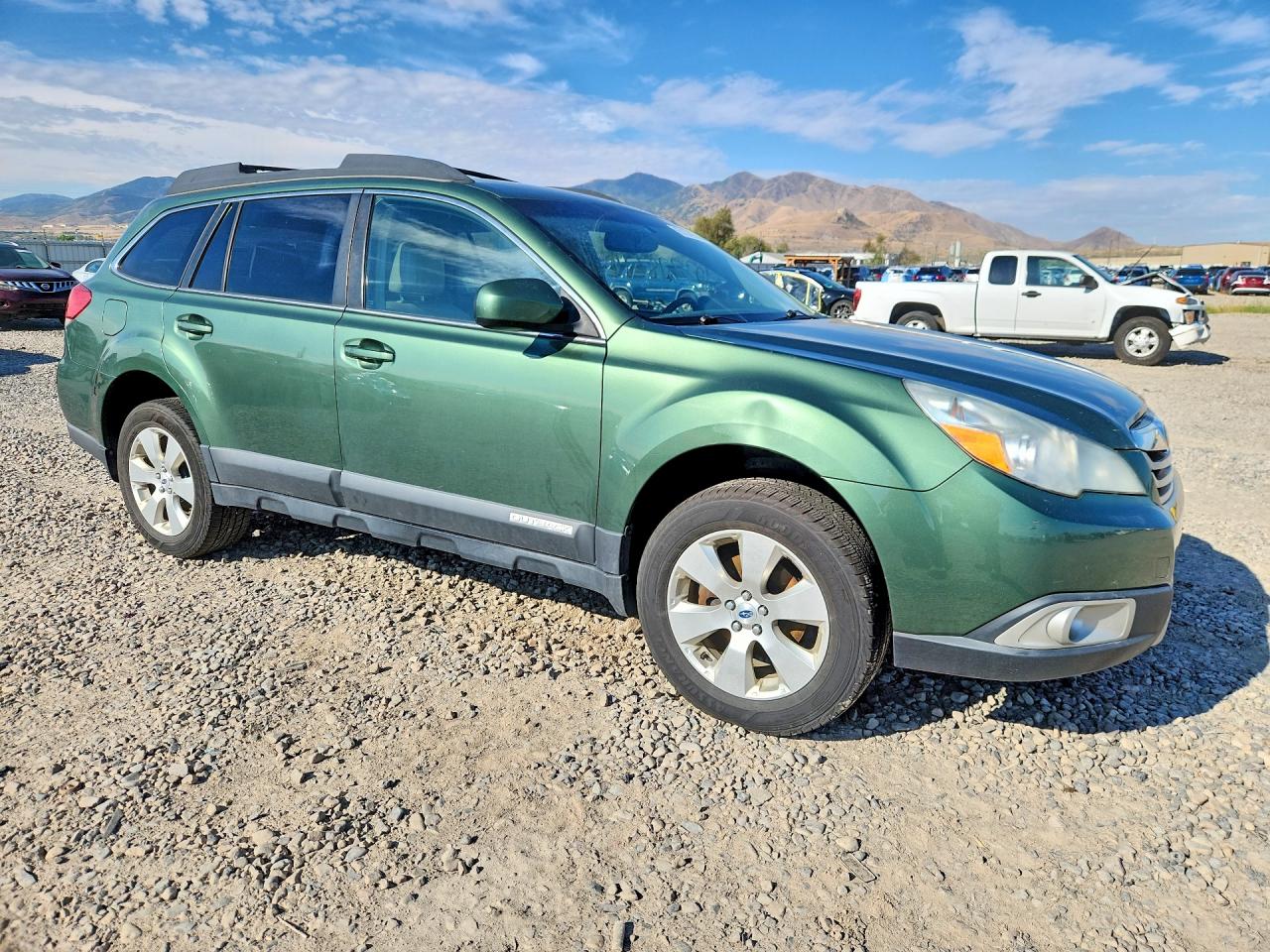 2012 Subaru Outback 2.5i Limited Green vin: 4S4BRCJC7C3290759