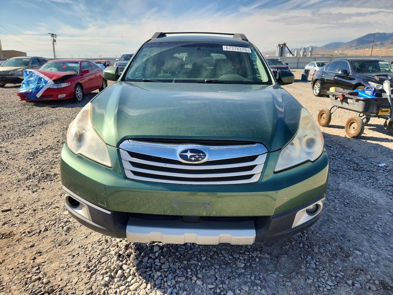 2012 Subaru Outback 2.5i Limited Green vin: 4S4BRCJC7C3290759