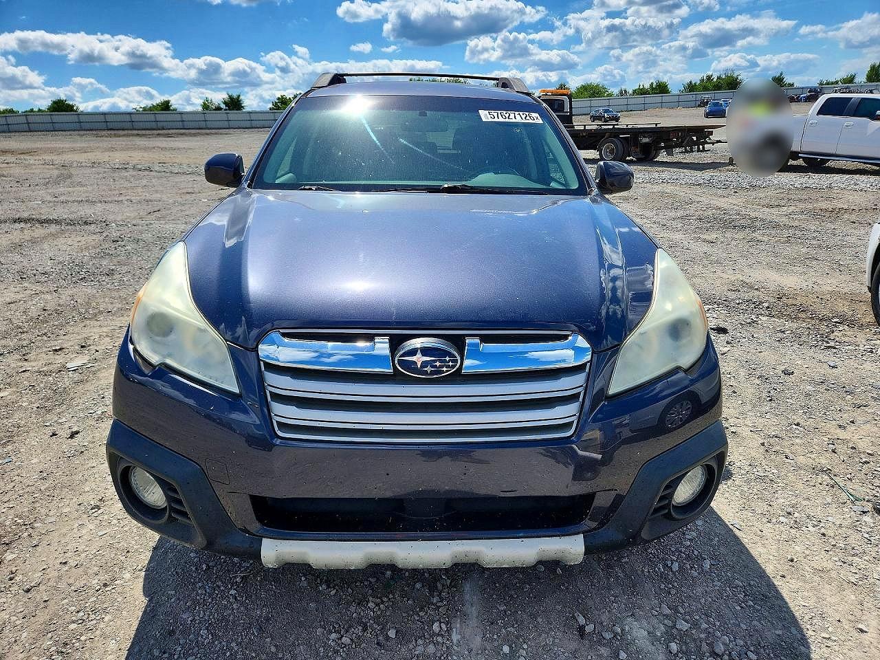 2013 Subaru Outback 2.5i Limited Blue vin: 4S4BRCJC8D3283515