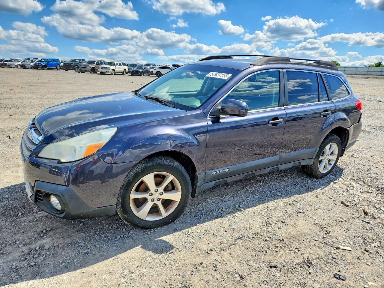 2013 Subaru Outback 2.5i Limited Blue vin: 4S4BRCJC8D3283515