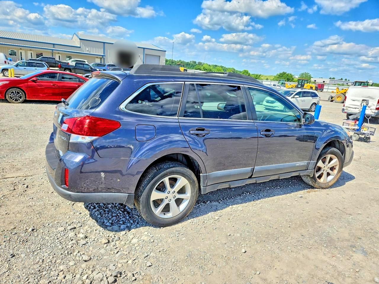 2013 Subaru Outback 2.5i Limited Blue vin: 4S4BRCJC8D3283515