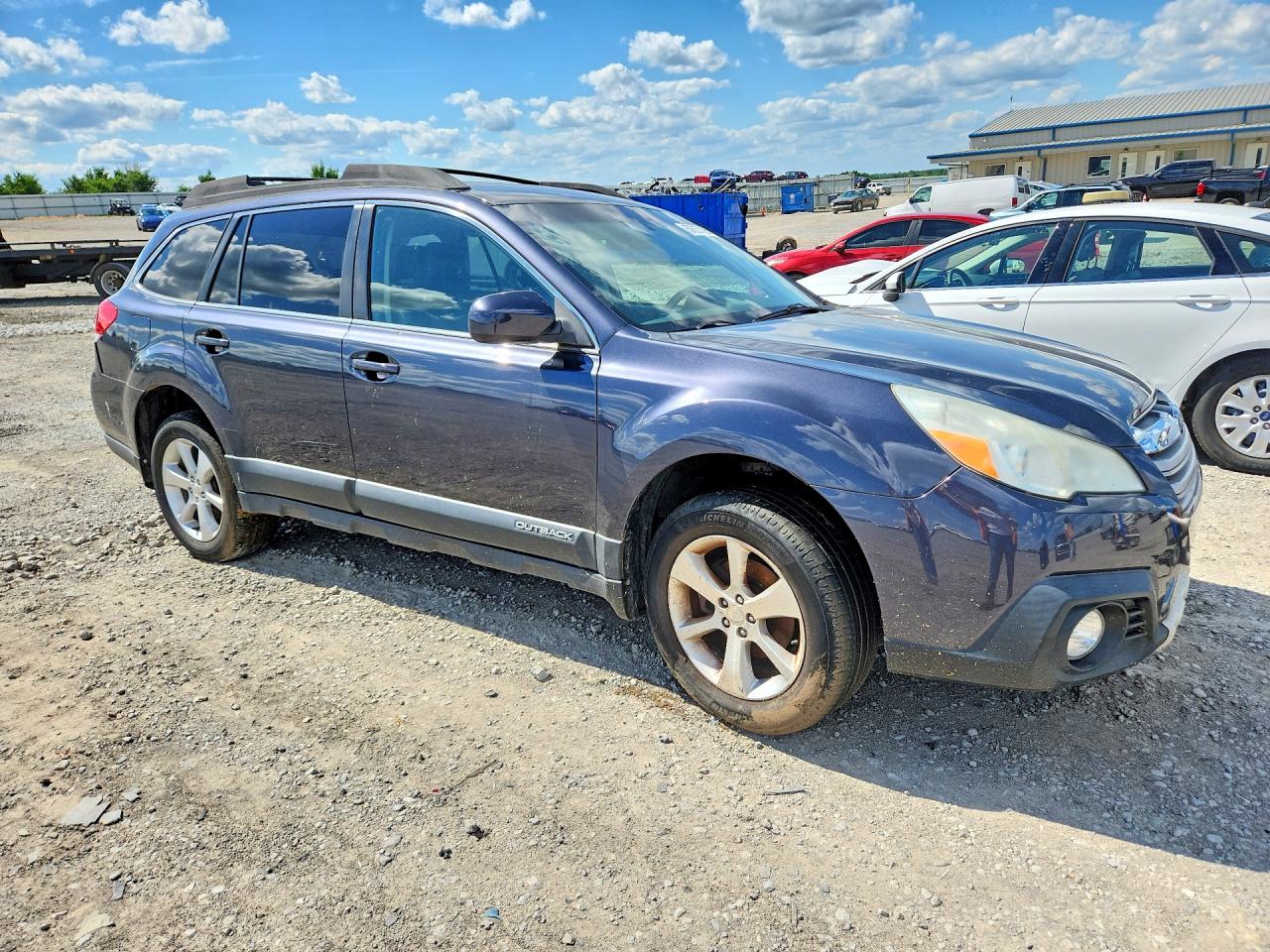 2013 Subaru Outback 2.5i Limited Blue vin: 4S4BRCJC8D3283515