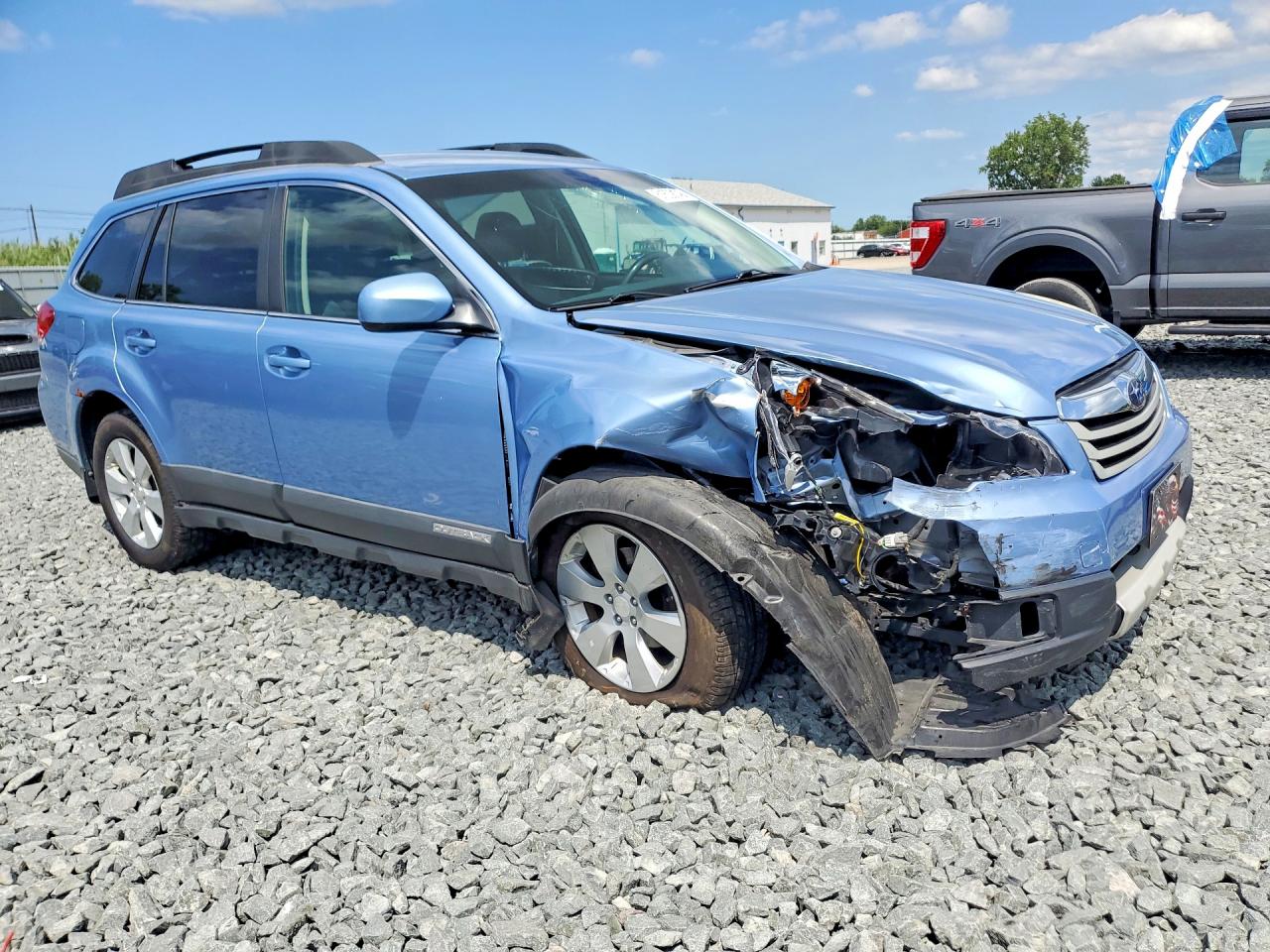 2010 Subaru Outback 2.5i Limited Blue vin: 4S4BRCJCXA3385622