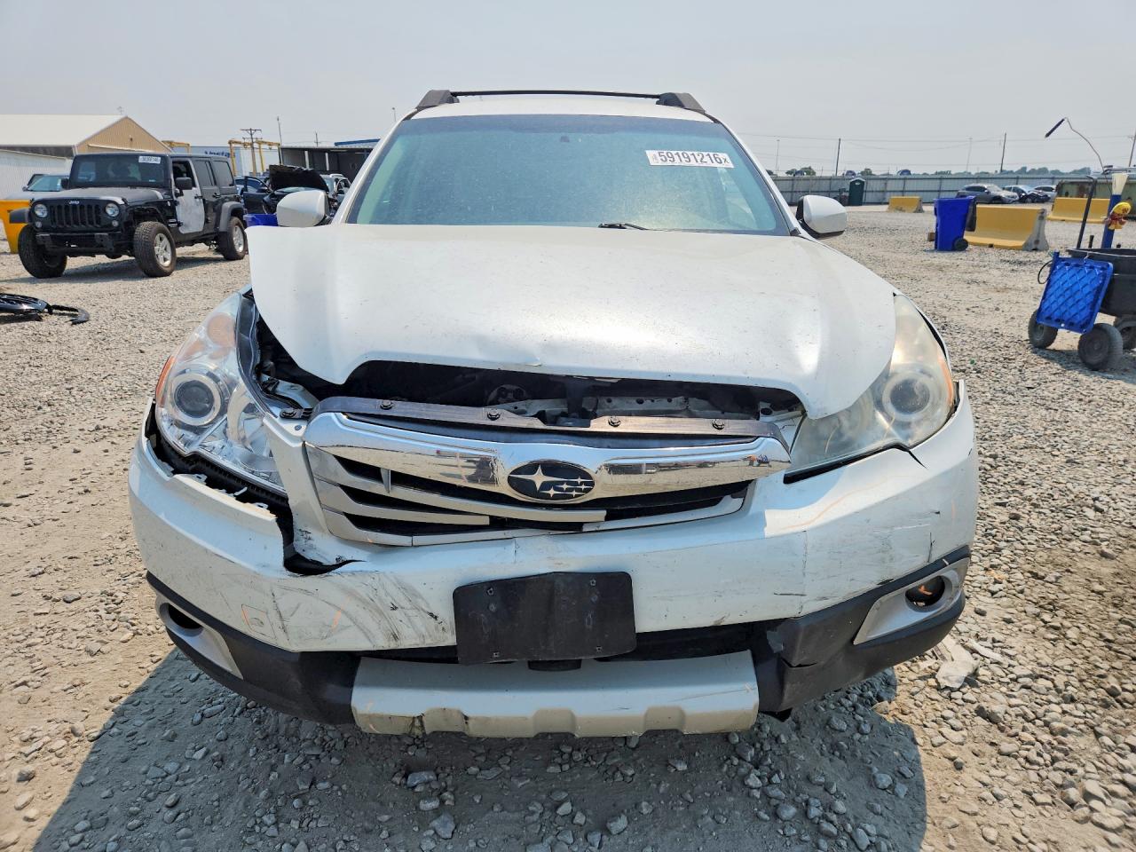 2012 Subaru Outback 2.5i Limited White vin: 4S4BRCJCXC3280825