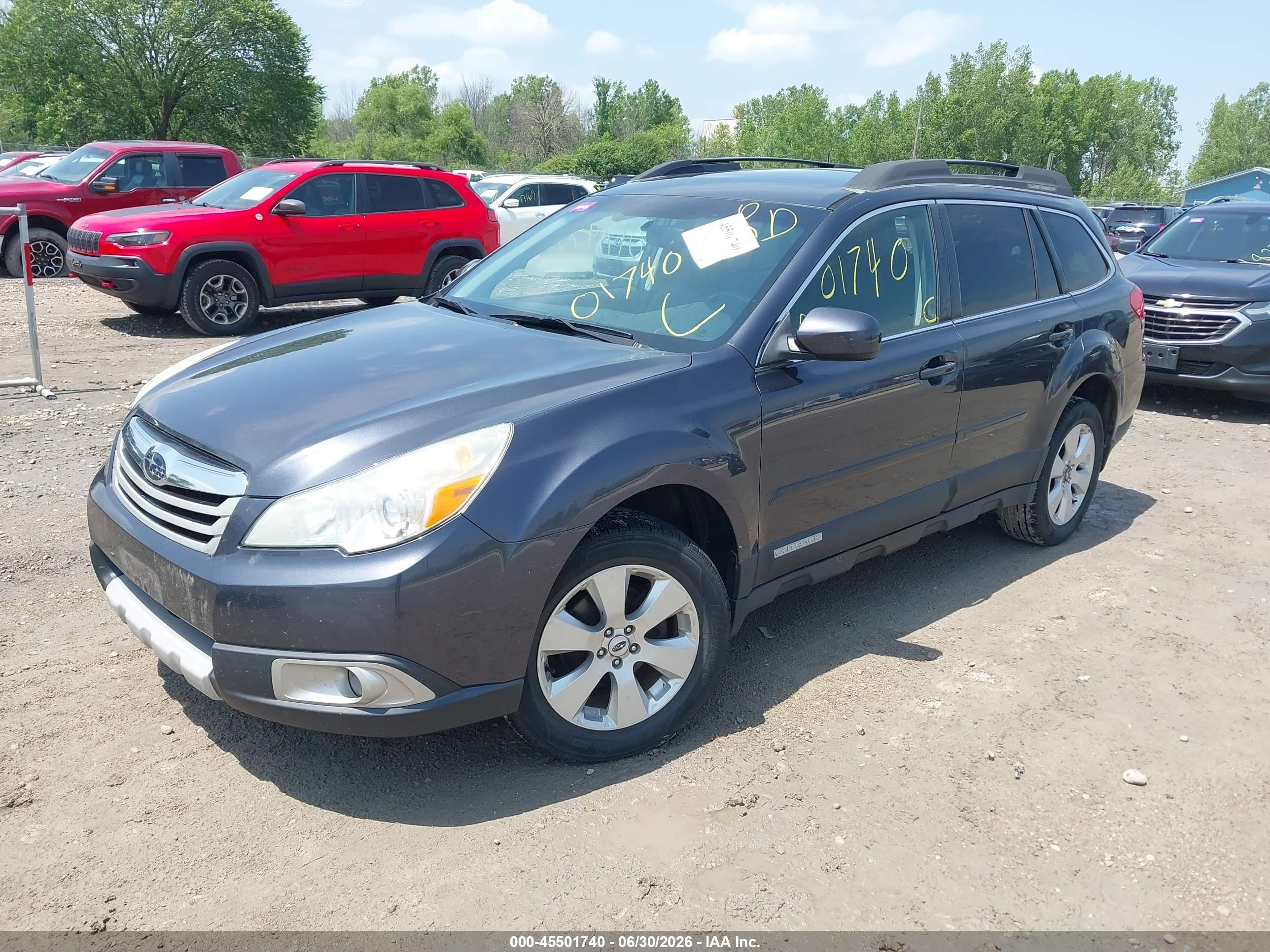 2012 Subaru Outback 2.5i Limited Gray vin: 4S4BRCKC0C3297082