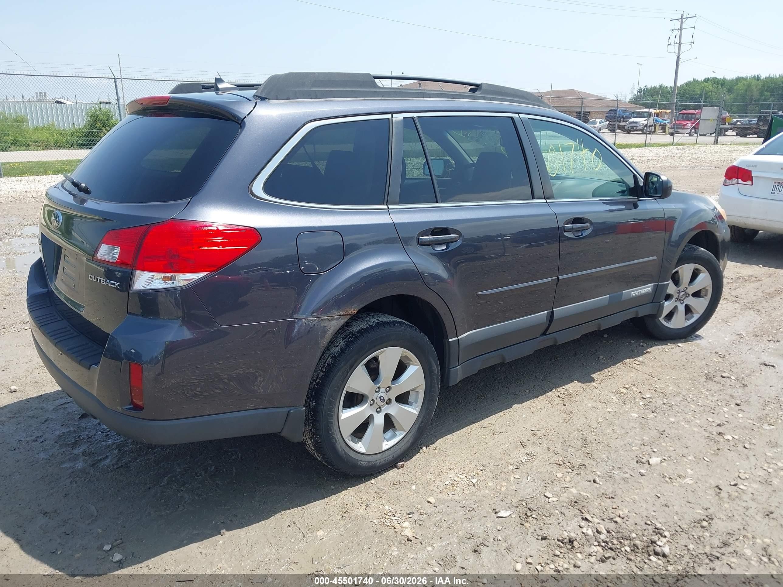 2012 Subaru Outback 2.5i Limited Gray vin: 4S4BRCKC0C3297082