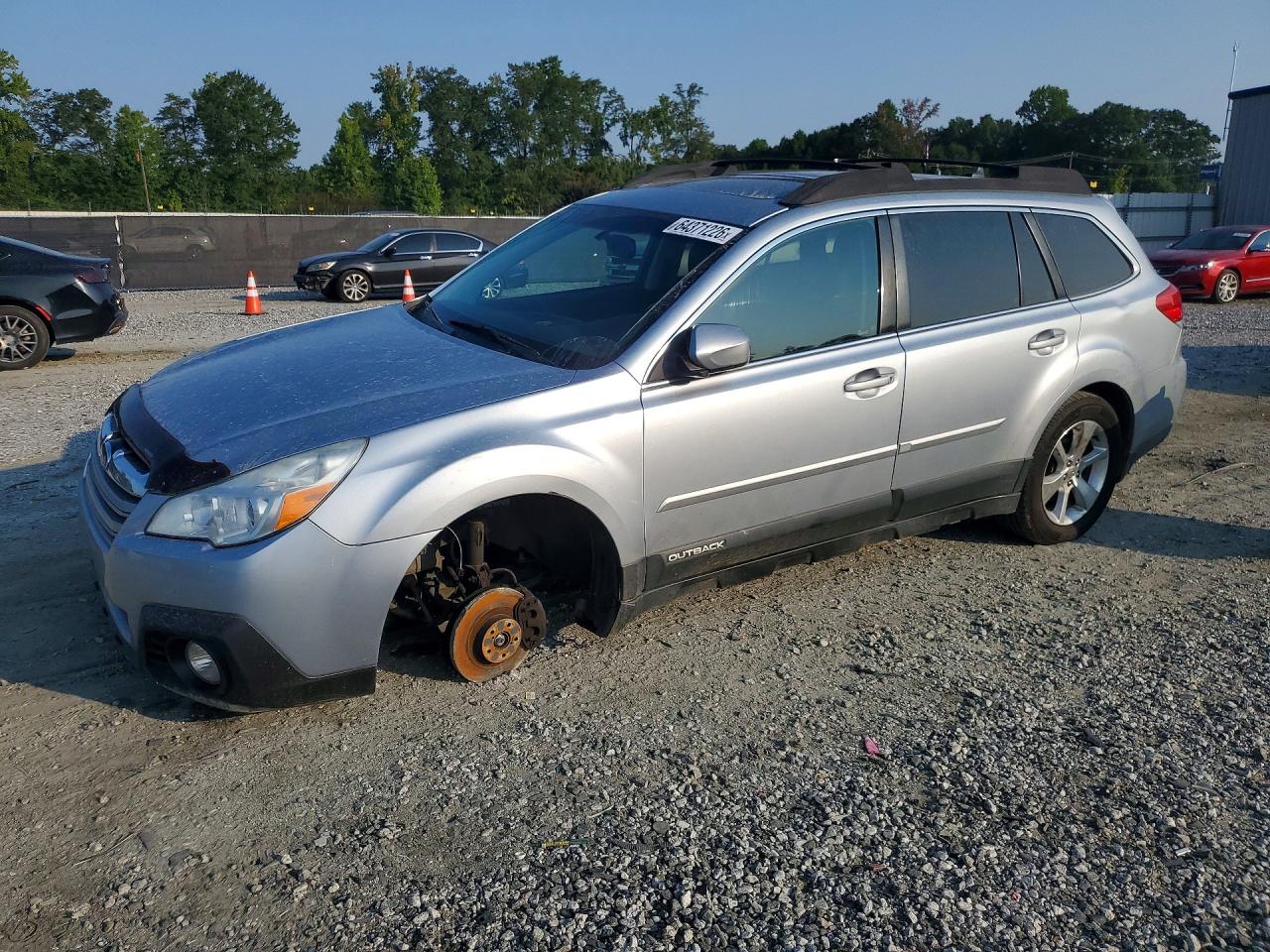 2013 Subaru Outback 2.5i Limited Silver vin: 4S4BRCKC0D3270756