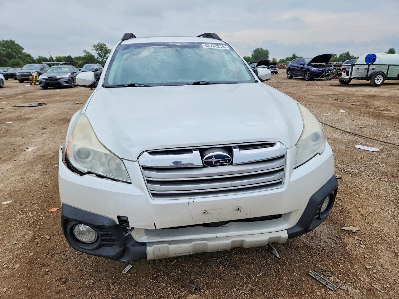 2013 Subaru Outback 2.5i Limited White vin: 4S4BRCKC0D3273012