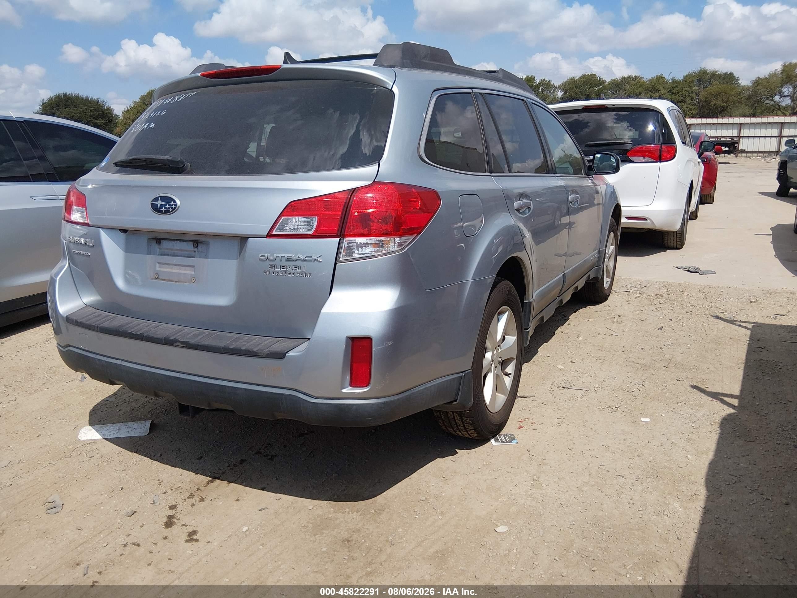2013 Subaru Outback 2.5i Limited Gray vin: 4S4BRCKC0D3292448