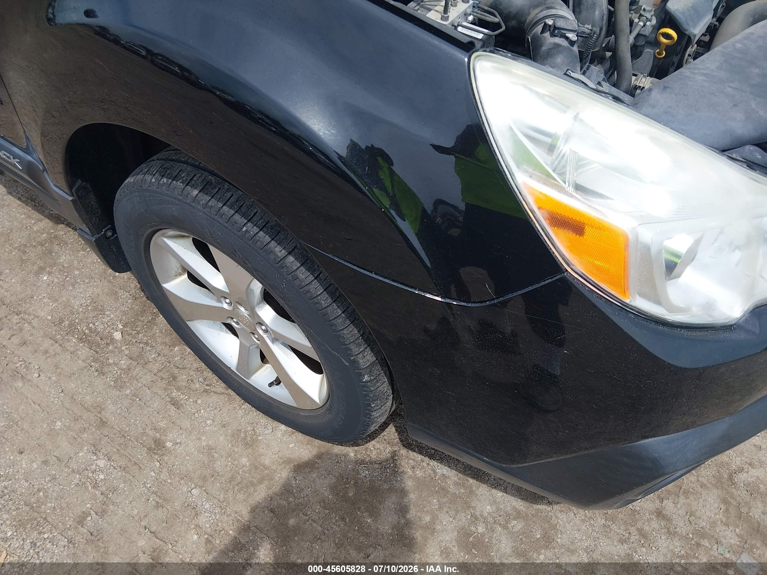 2013 Subaru Outback 2.5i Limited Black vin: 4S4BRCKC0D3294443