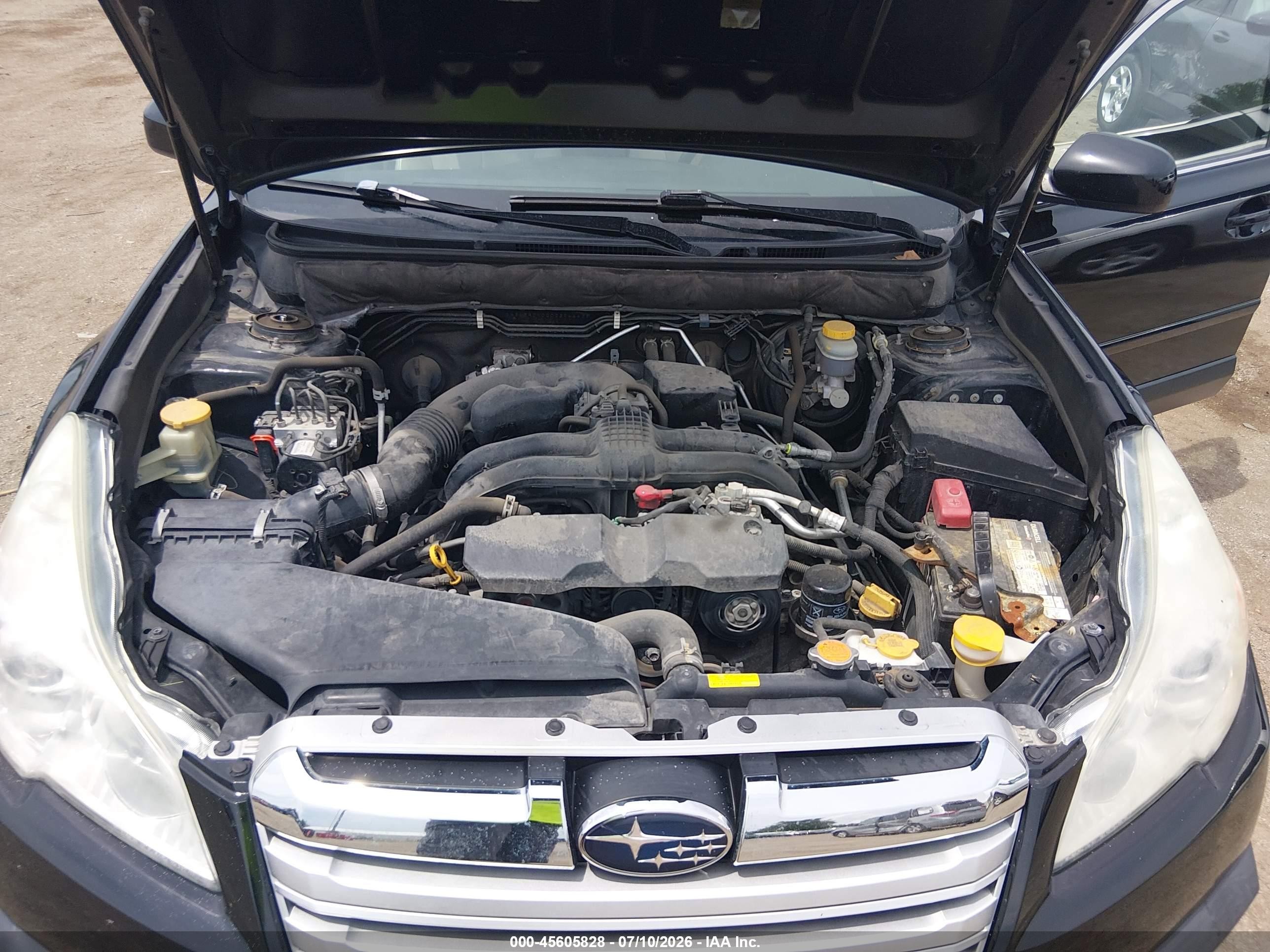 2013 Subaru Outback 2.5i Limited Black vin: 4S4BRCKC0D3294443