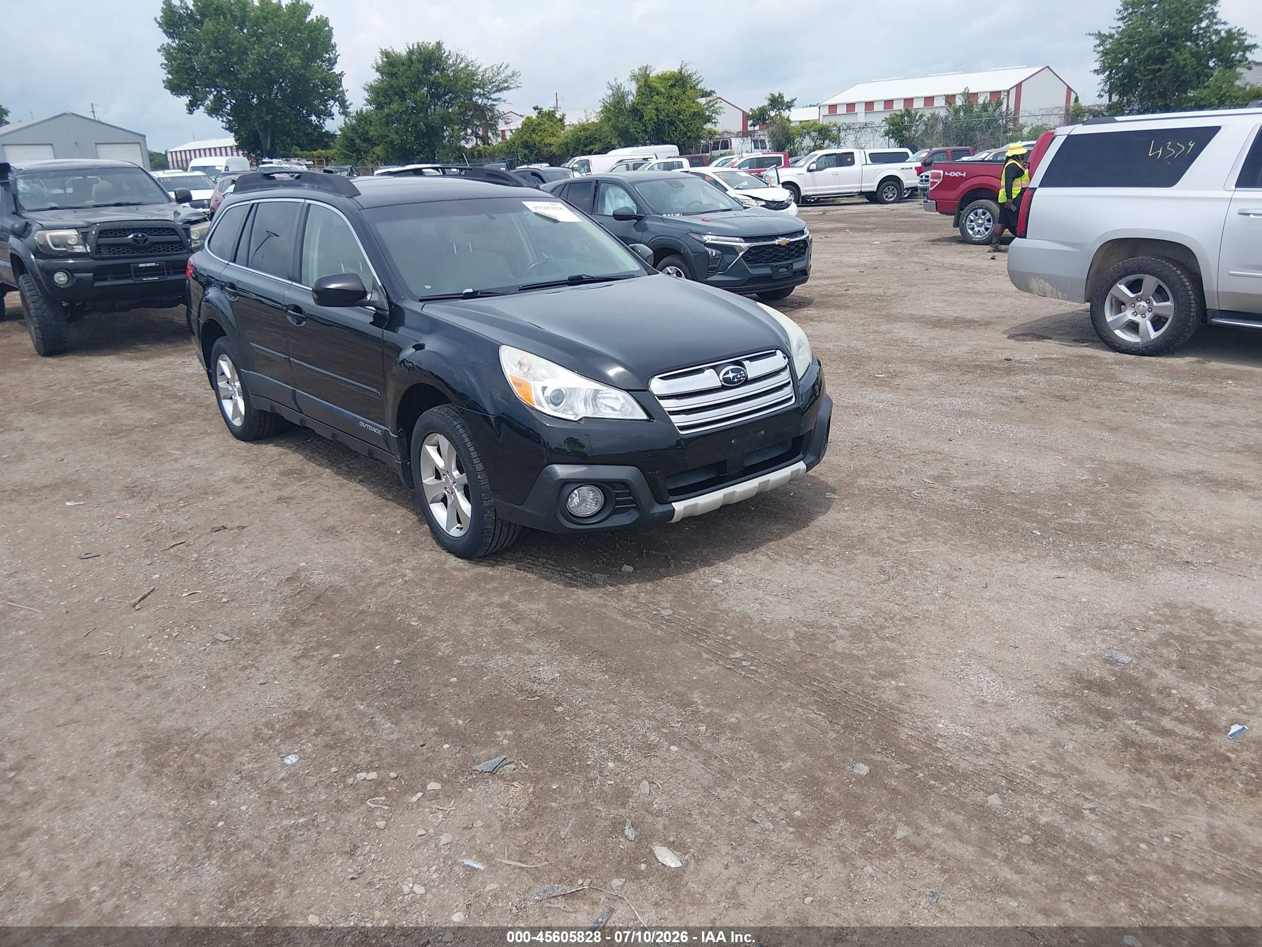 2013 Subaru Outback 2.5i Limited Black vin: 4S4BRCKC0D3294443