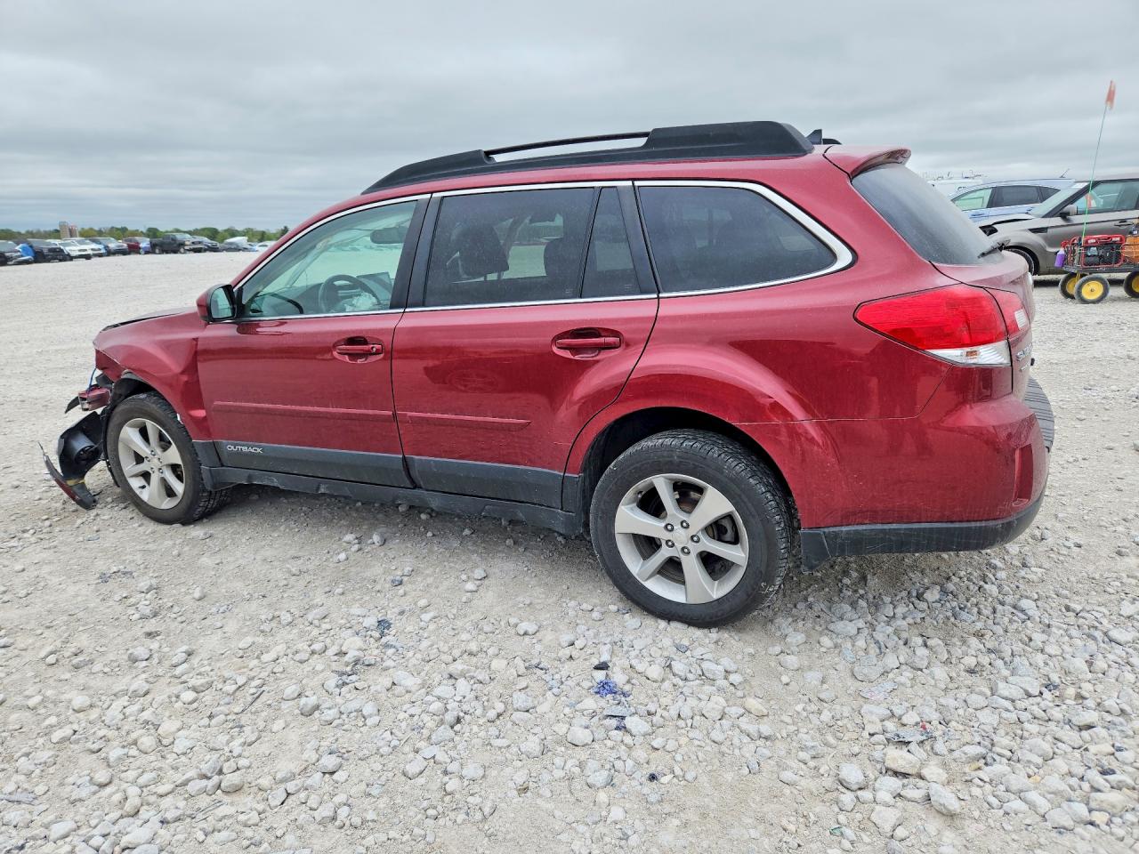 2014 Subaru Outback 2.5i Limited Красный vin: 4S4BRCKC0E3244594