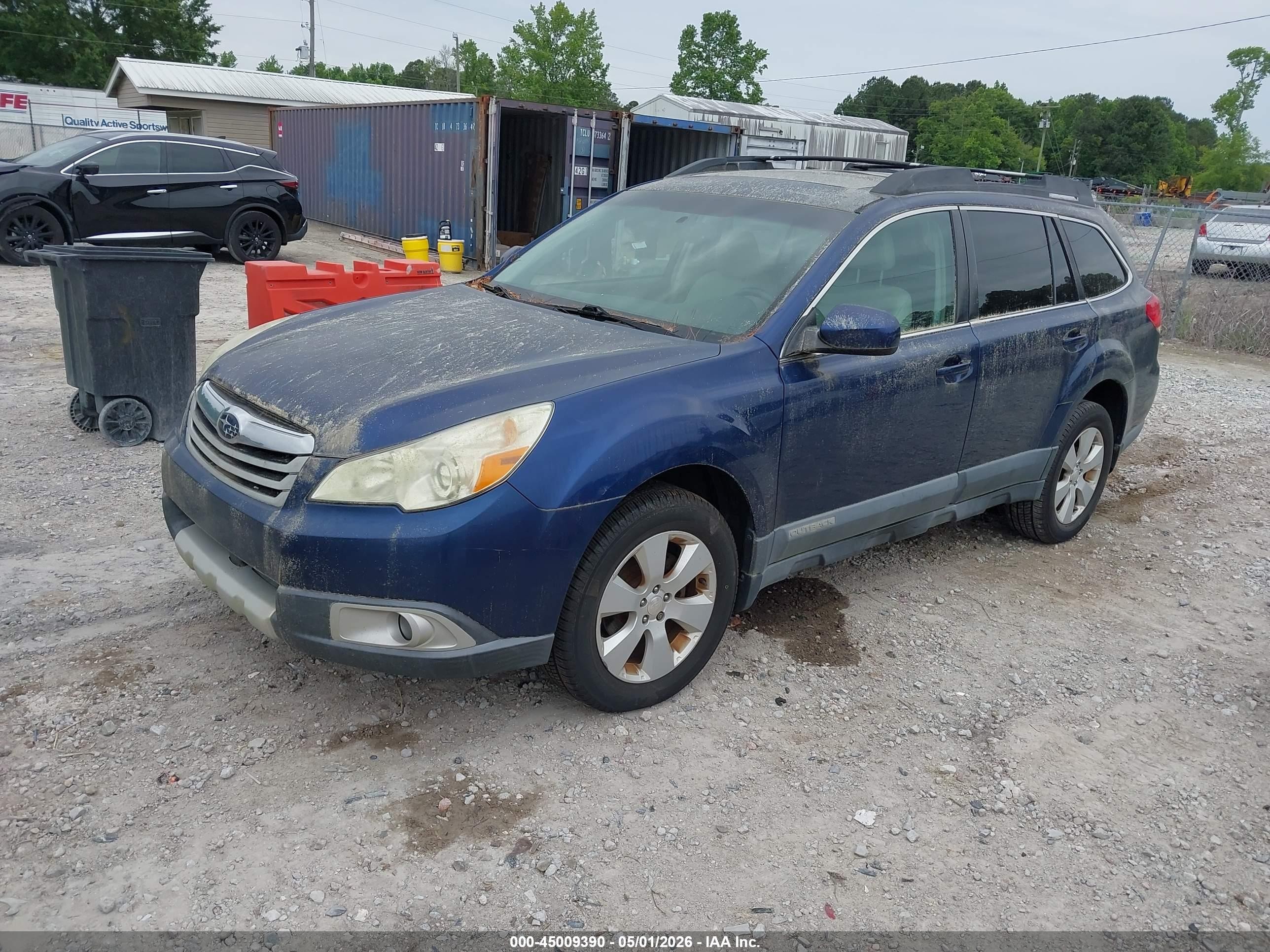 2010 Subaru Outback 2.5i Limited Blue vin: 4S4BRCKC1A3332970