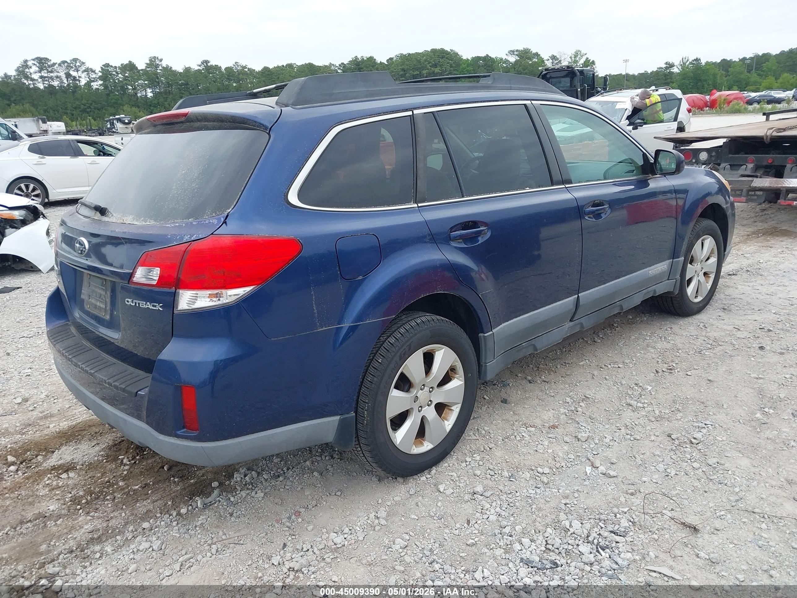 2010 Subaru Outback 2.5i Limited Blue vin: 4S4BRCKC1A3332970