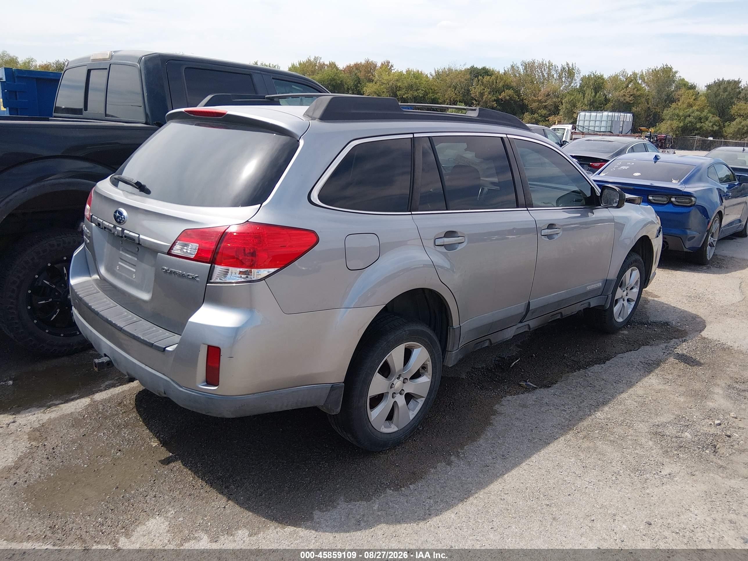 2010 Subaru Outback 2.5i Limited Light Blue vin: 4S4BRCKC1A3341605