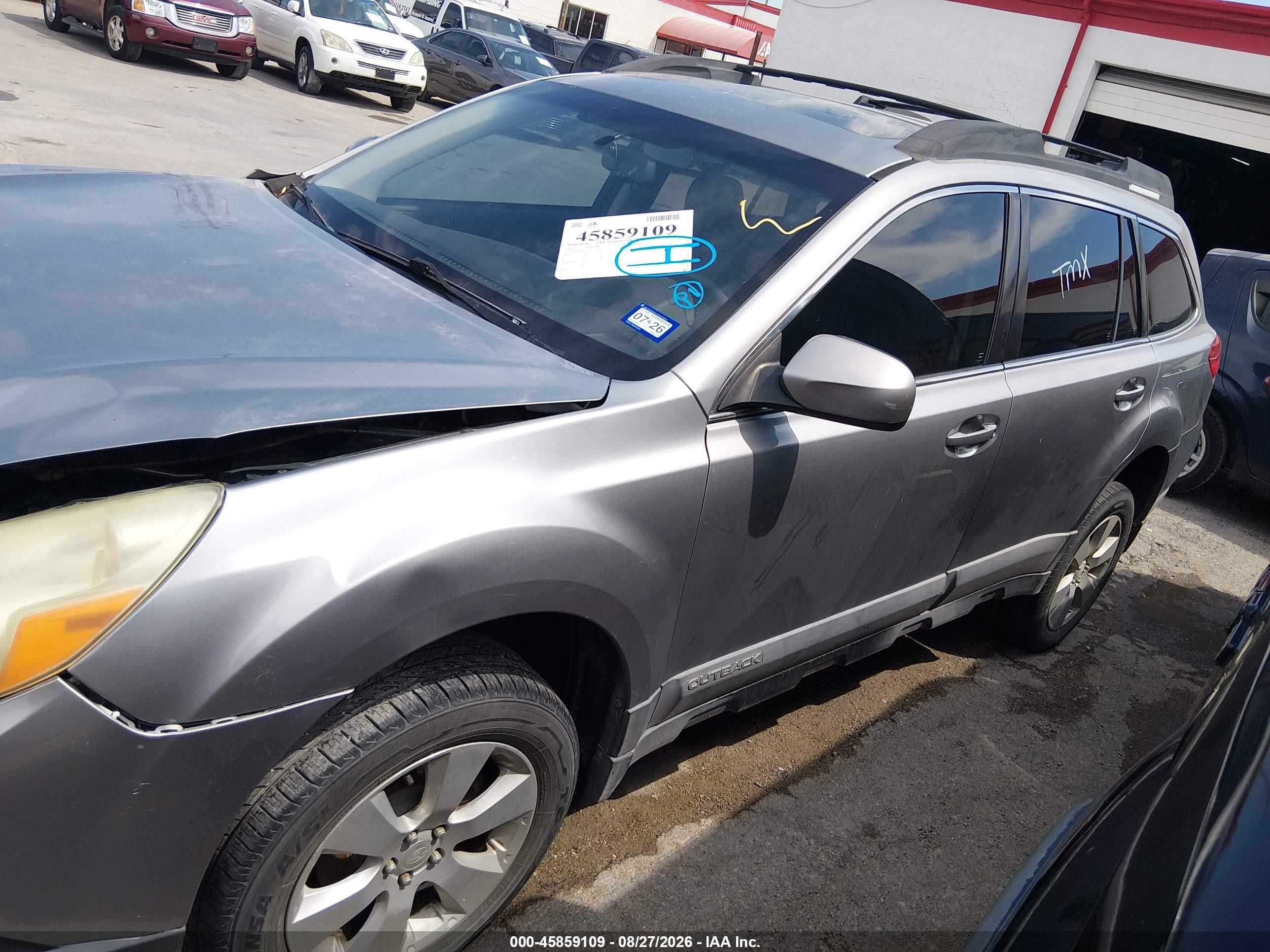 2010 Subaru Outback 2.5i Limited Light Blue vin: 4S4BRCKC1A3341605