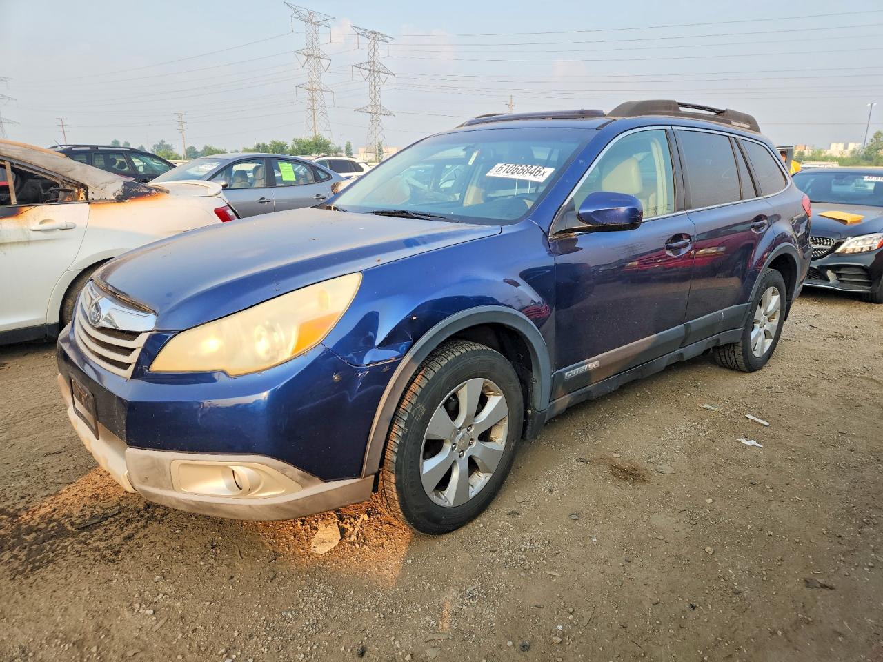 2010 Subaru Outback 2.5i Limited Blue vin: 4S4BRCKC1A3377200