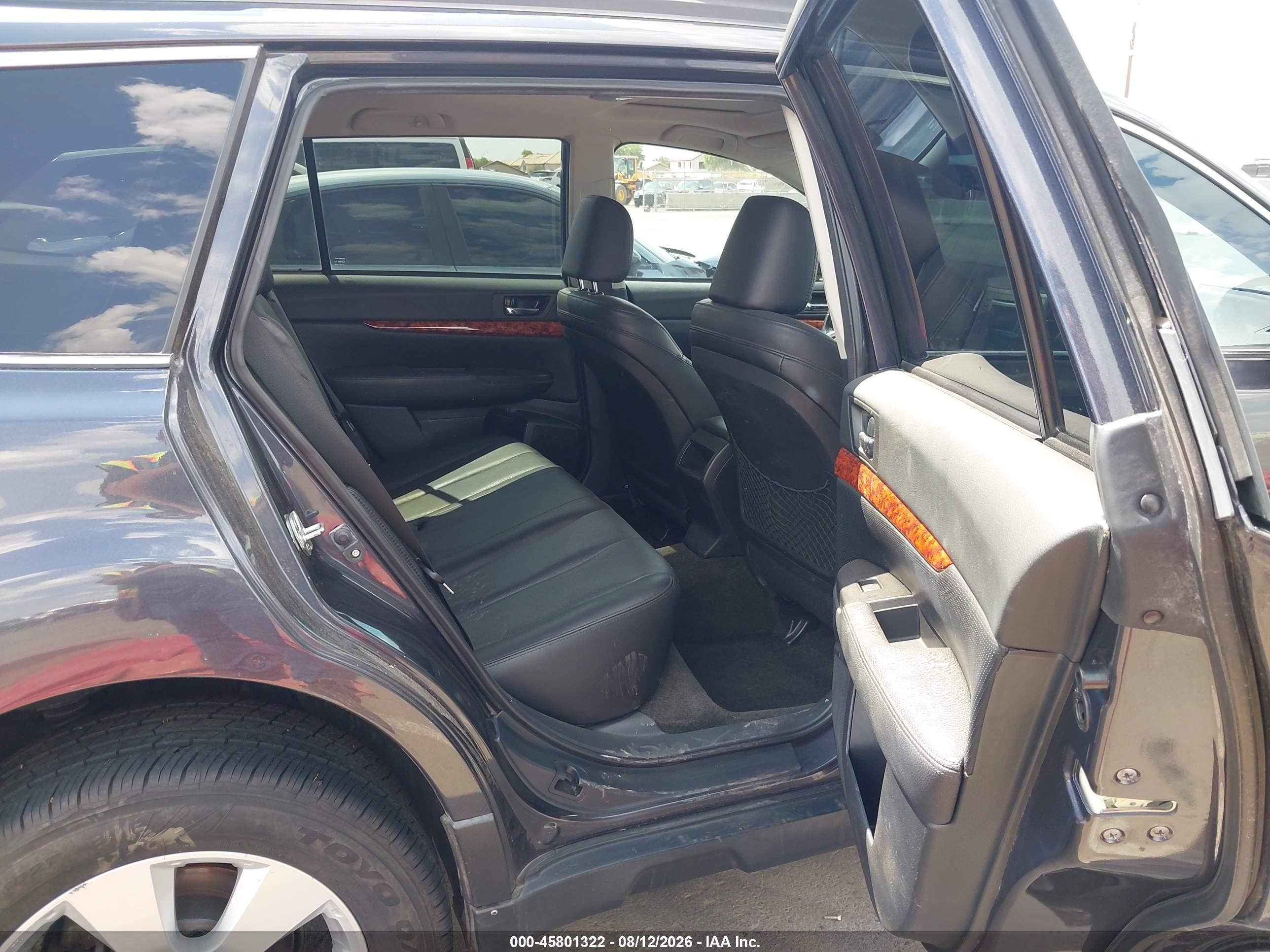 2012 Subaru Outback 2.5i Limited Black vin: 4S4BRCKC1C3230006