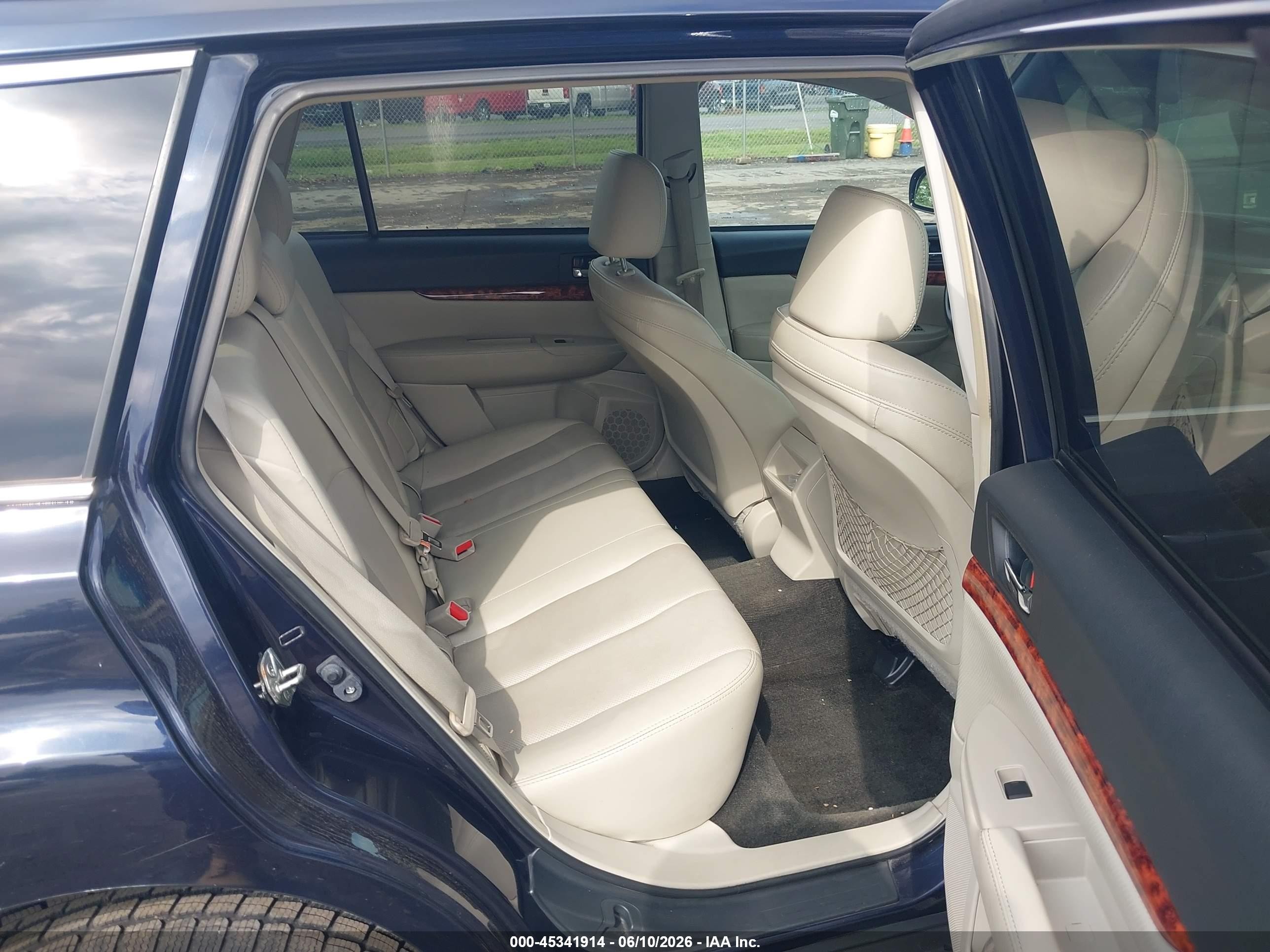 2012 Subaru Outback 2.5i Limited Blue vin: 4S4BRCKC1C3278346
