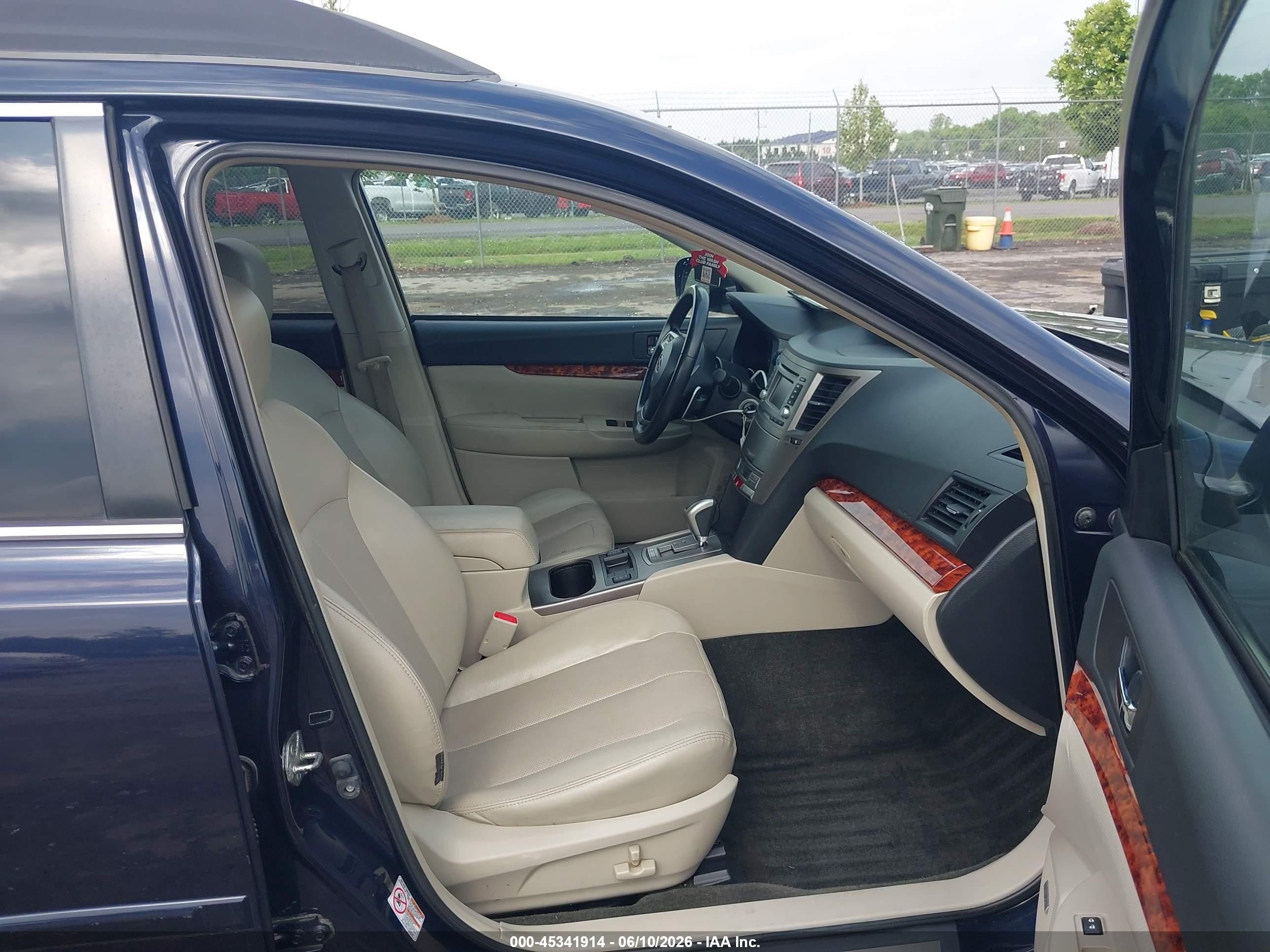 2012 Subaru Outback 2.5i Limited Blue vin: 4S4BRCKC1C3278346