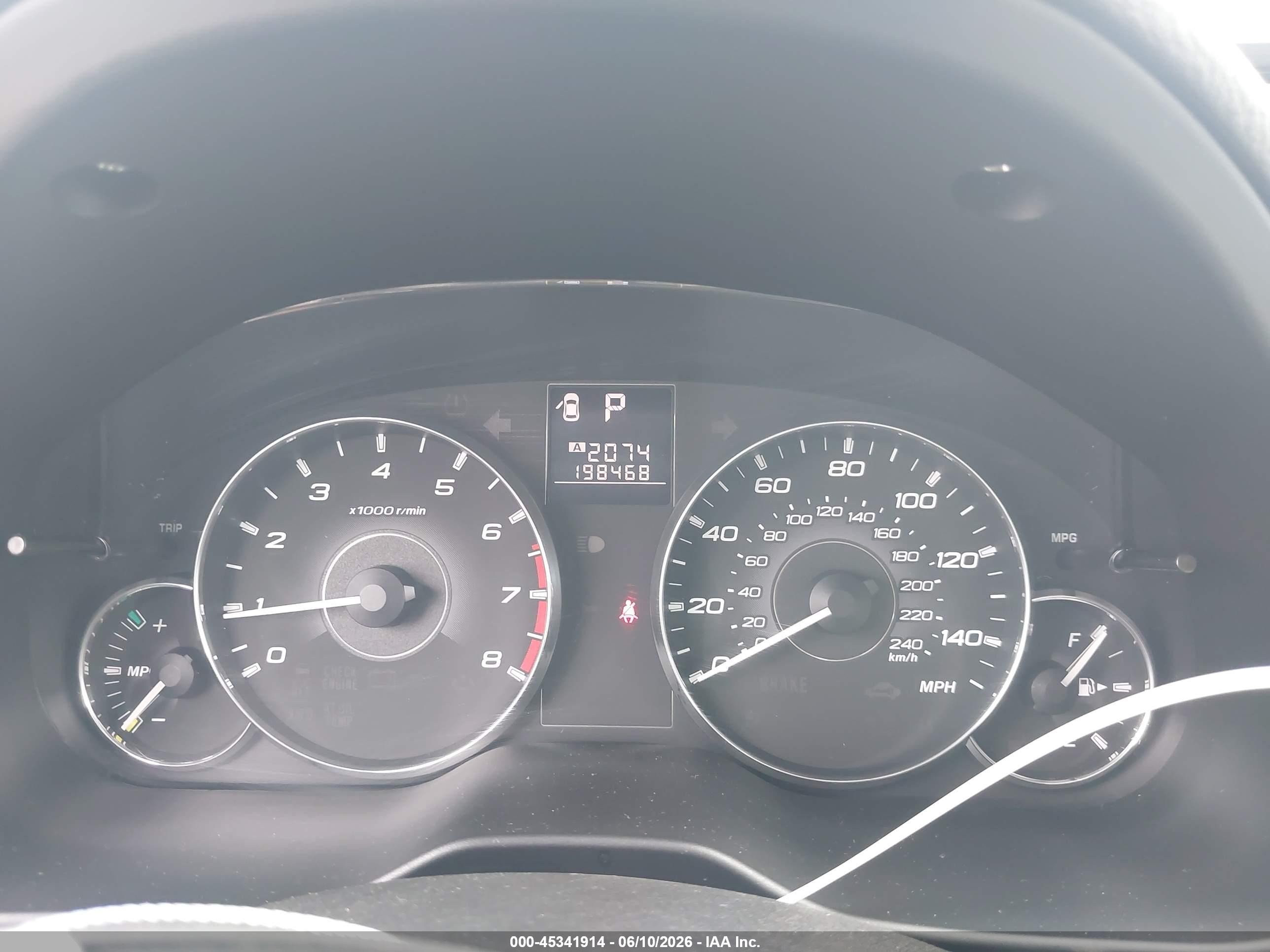 2012 Subaru Outback 2.5i Limited Blue vin: 4S4BRCKC1C3278346