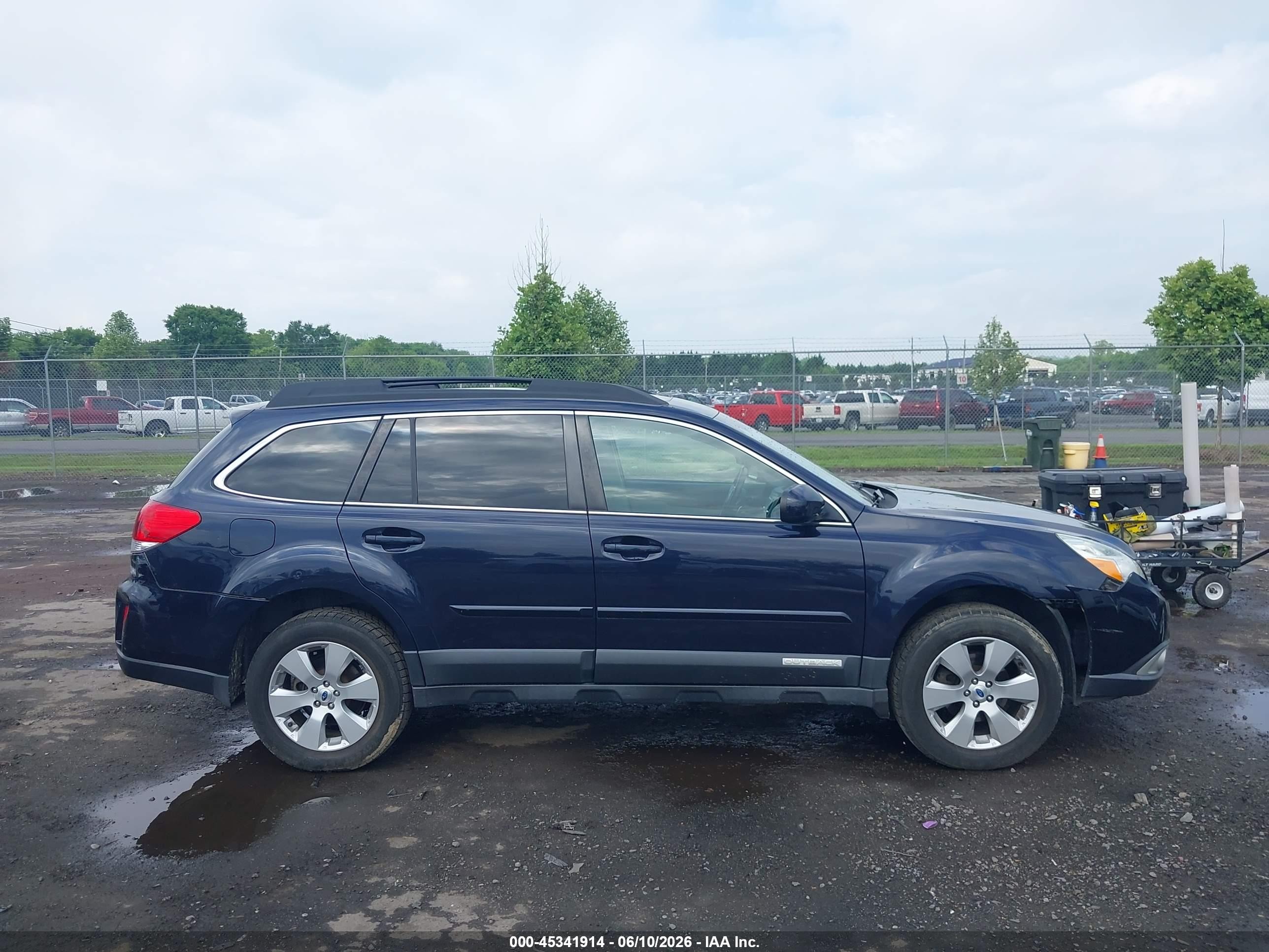 2012 Subaru Outback 2.5i Limited Blue vin: 4S4BRCKC1C3278346