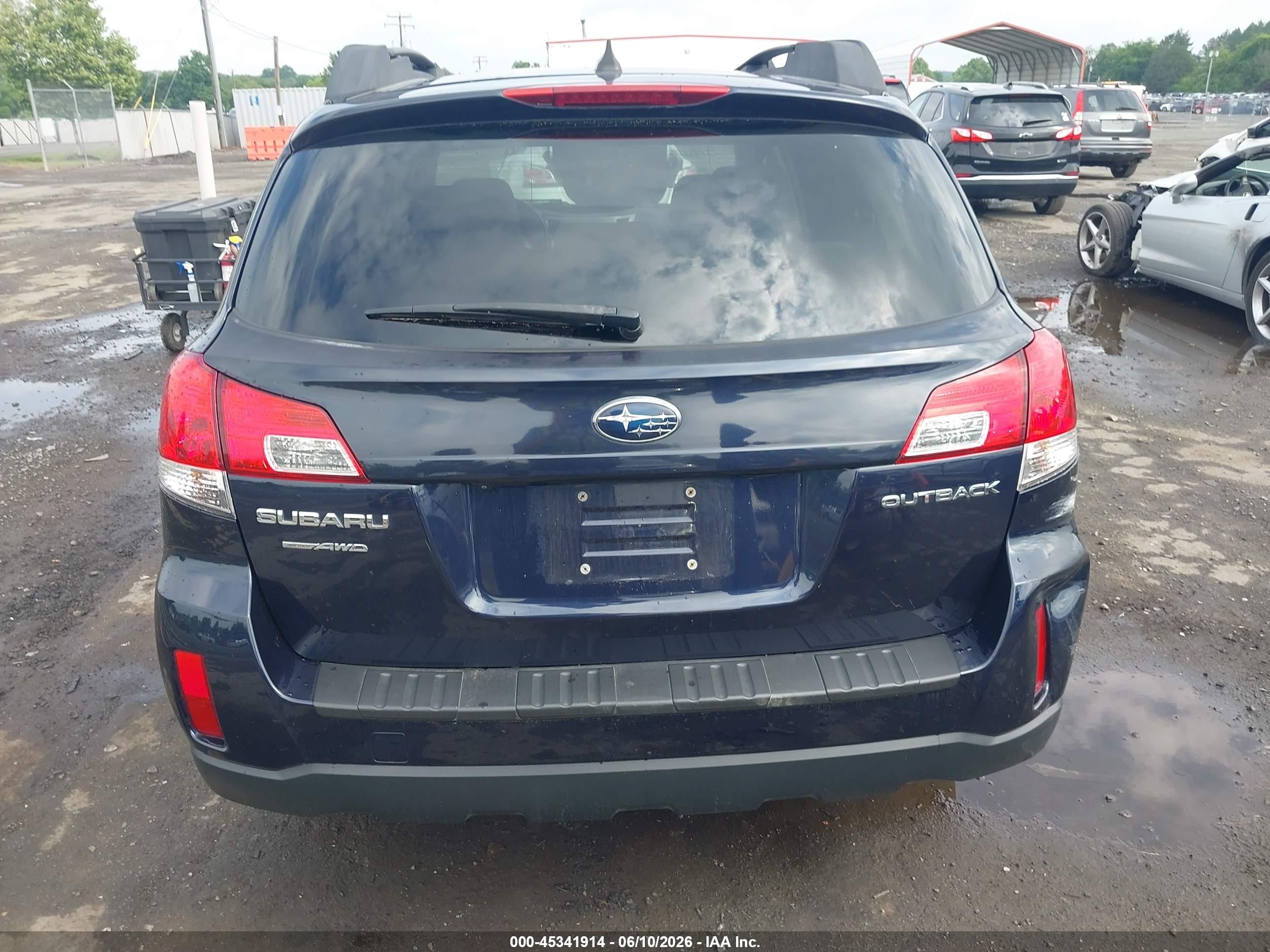 2012 Subaru Outback 2.5i Limited Blue vin: 4S4BRCKC1C3278346