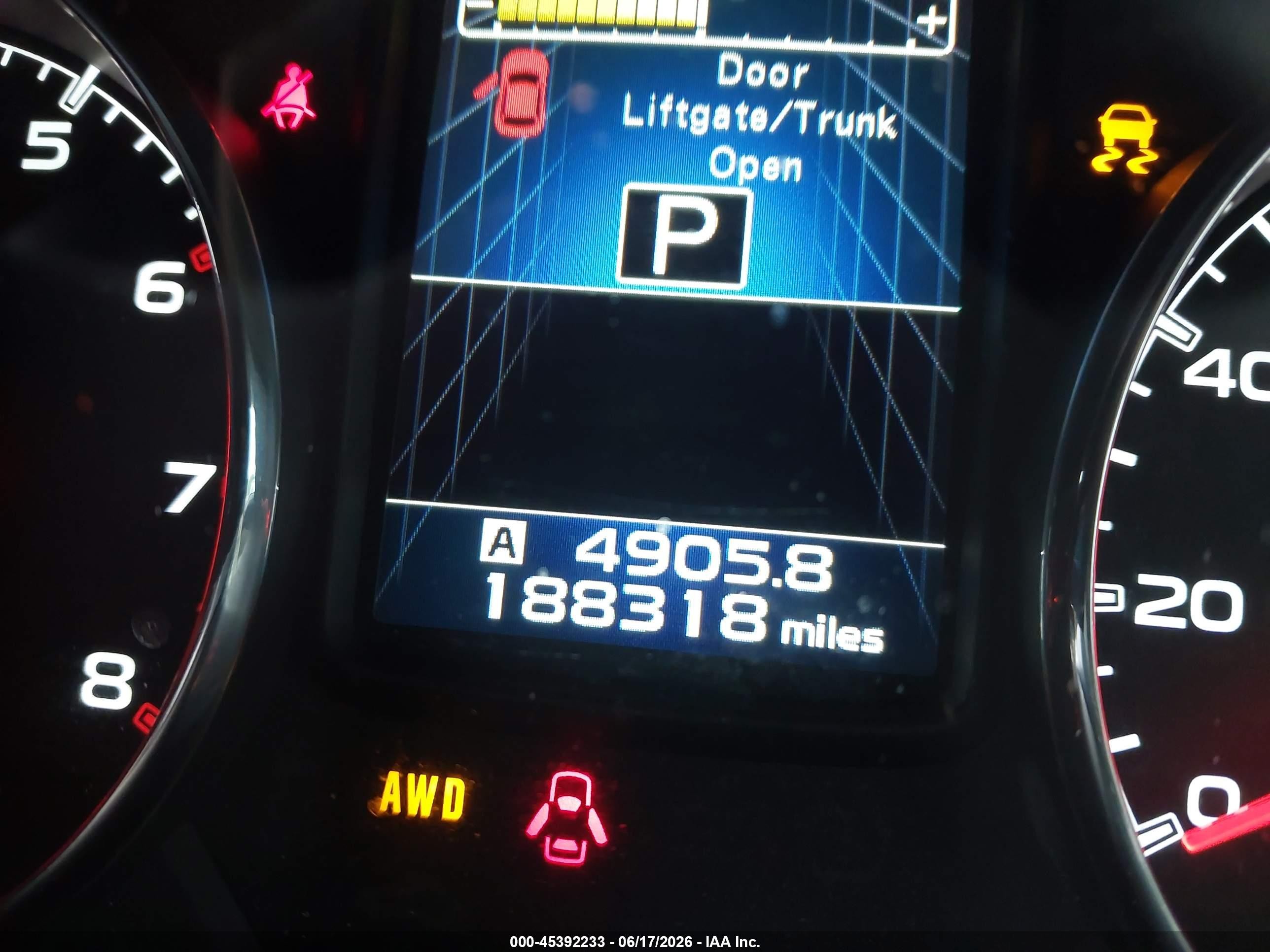 2013 Subaru Outback 2.5i Limited Blue vin: 4S4BRCKC1D3249107