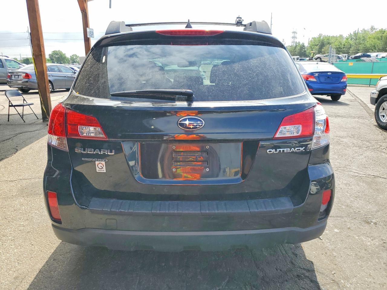 2013 Subaru Outback 2.5i Limited Black vin: 4S4BRCKC1D3257580