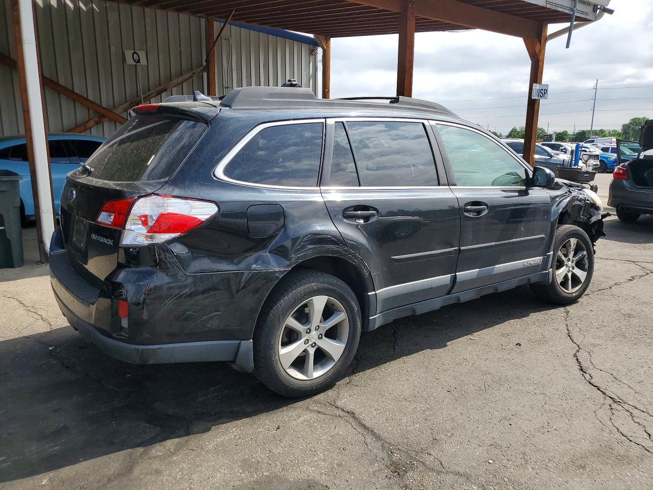 2013 Subaru Outback 2.5i Limited Black vin: 4S4BRCKC1D3257580