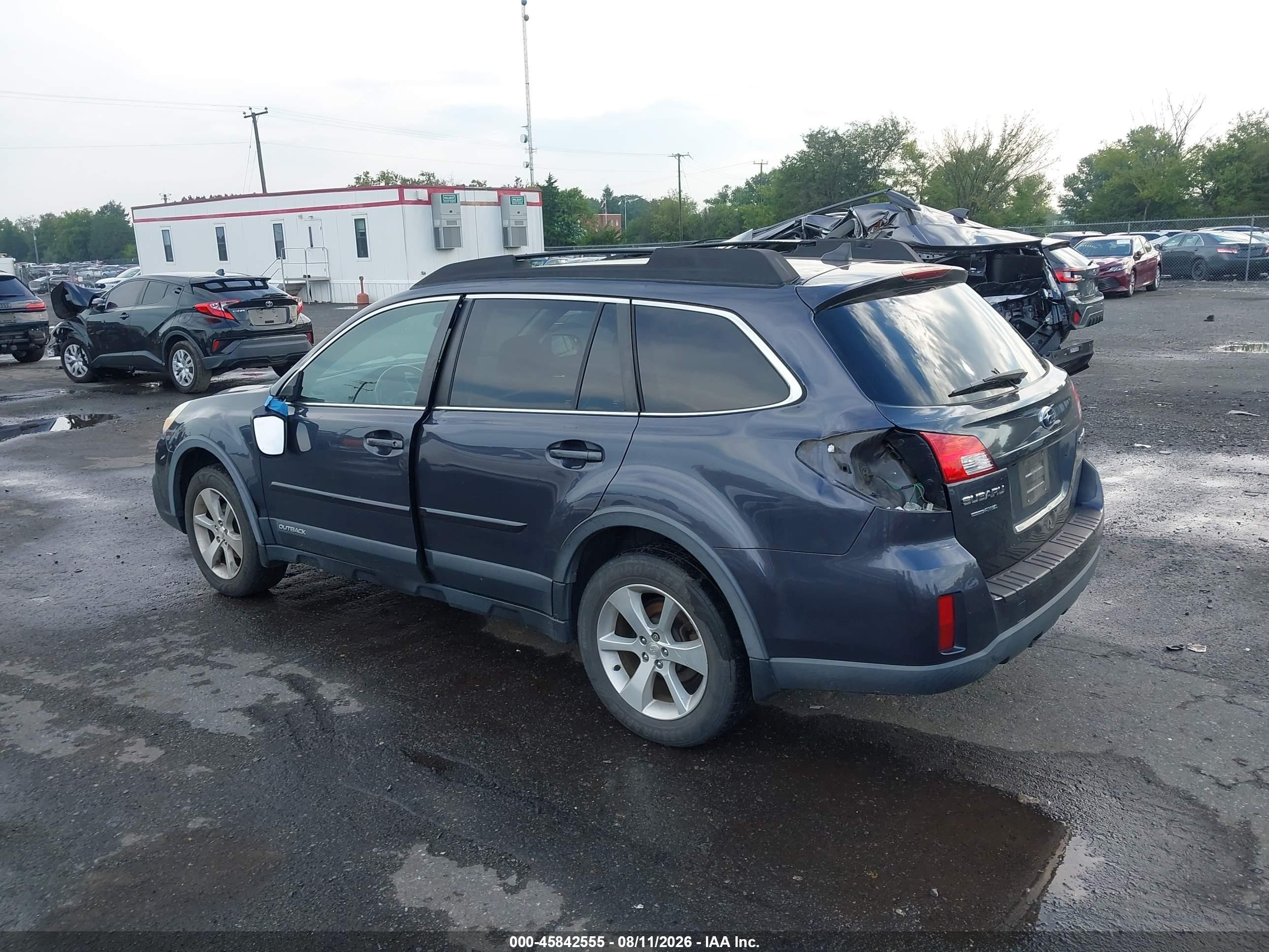 2013 Subaru Outback 2.5i Limited Серый vin: 4S4BRCKC1D3290076