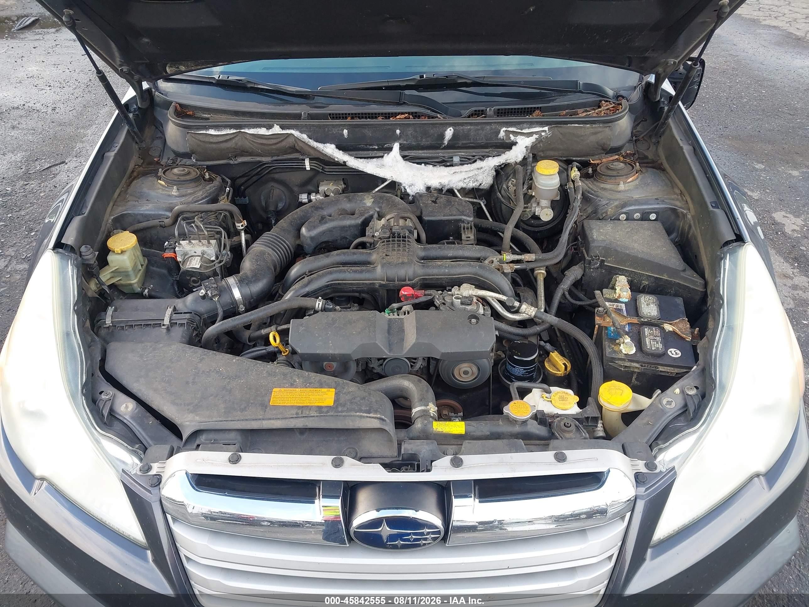 2013 Subaru Outback 2.5i Limited Серый vin: 4S4BRCKC1D3290076