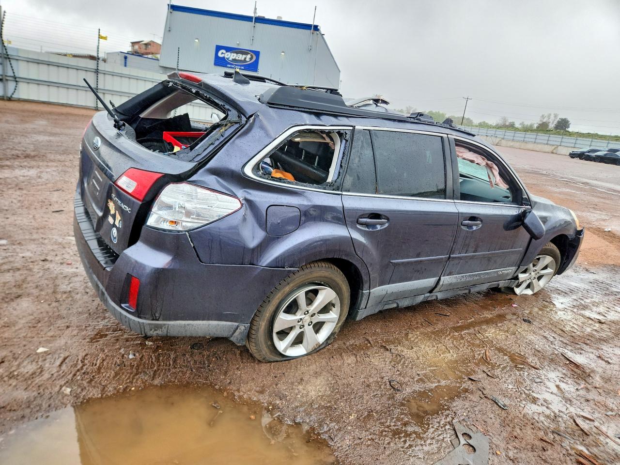2013 Subaru Outback 2.5i Limited Charcoal vin: 4S4BRCKC1D3298842