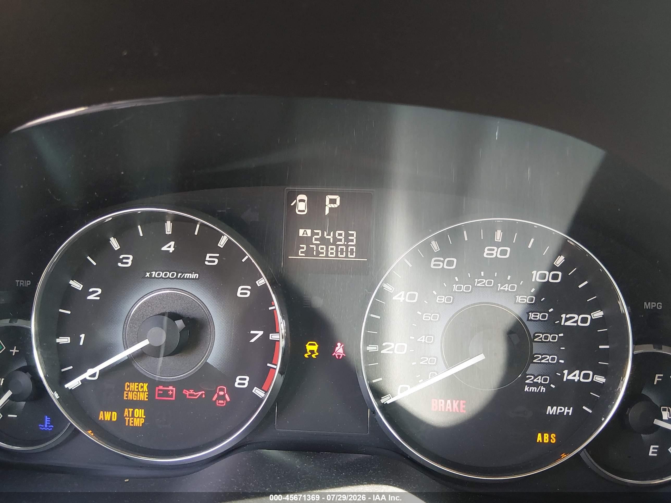 2010 Subaru Outback 2.5i Limited Синий vin: 4S4BRCKC2A3354587