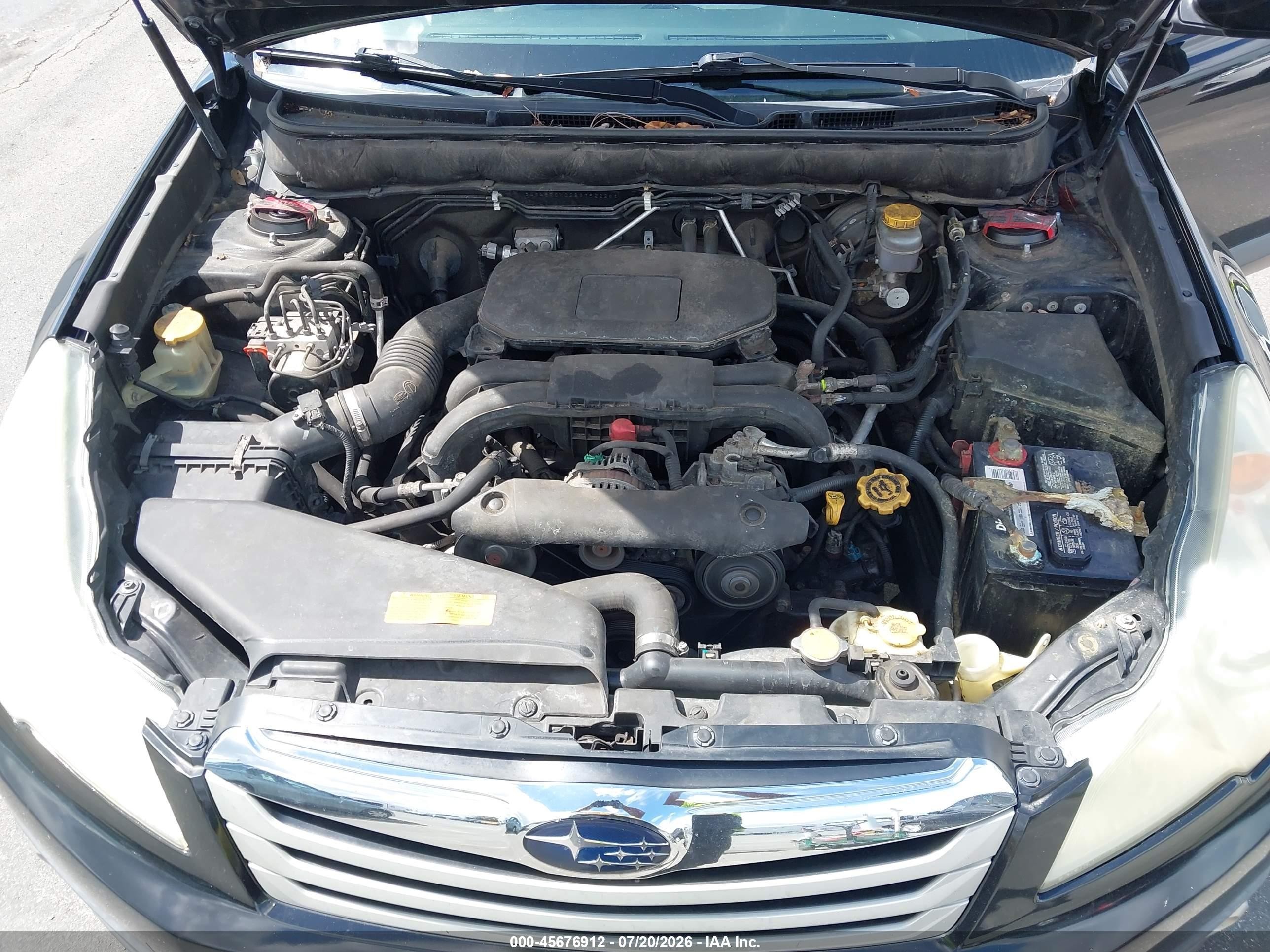 2011 Subaru Outback 2.5i Limited Black vin: 4S4BRCKC2B3352226