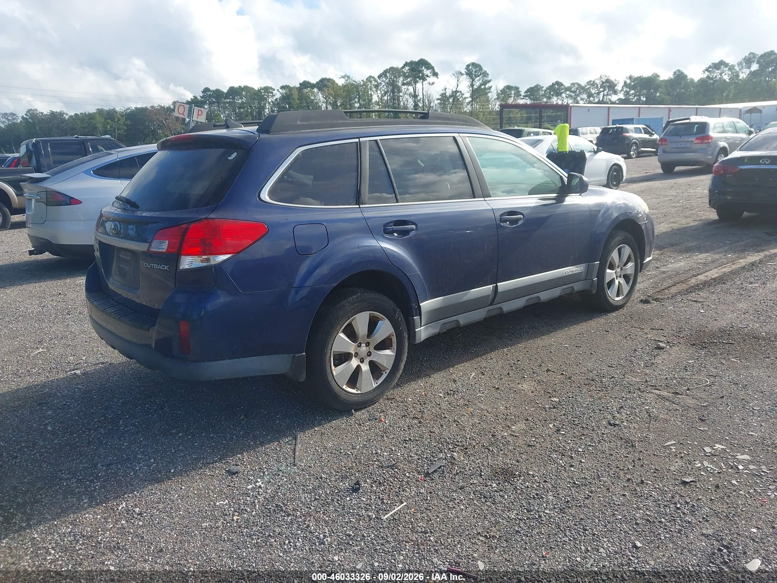 2011 Subaru Outback 2.5i Limited Blue vin: 4S4BRCKC2B3385484