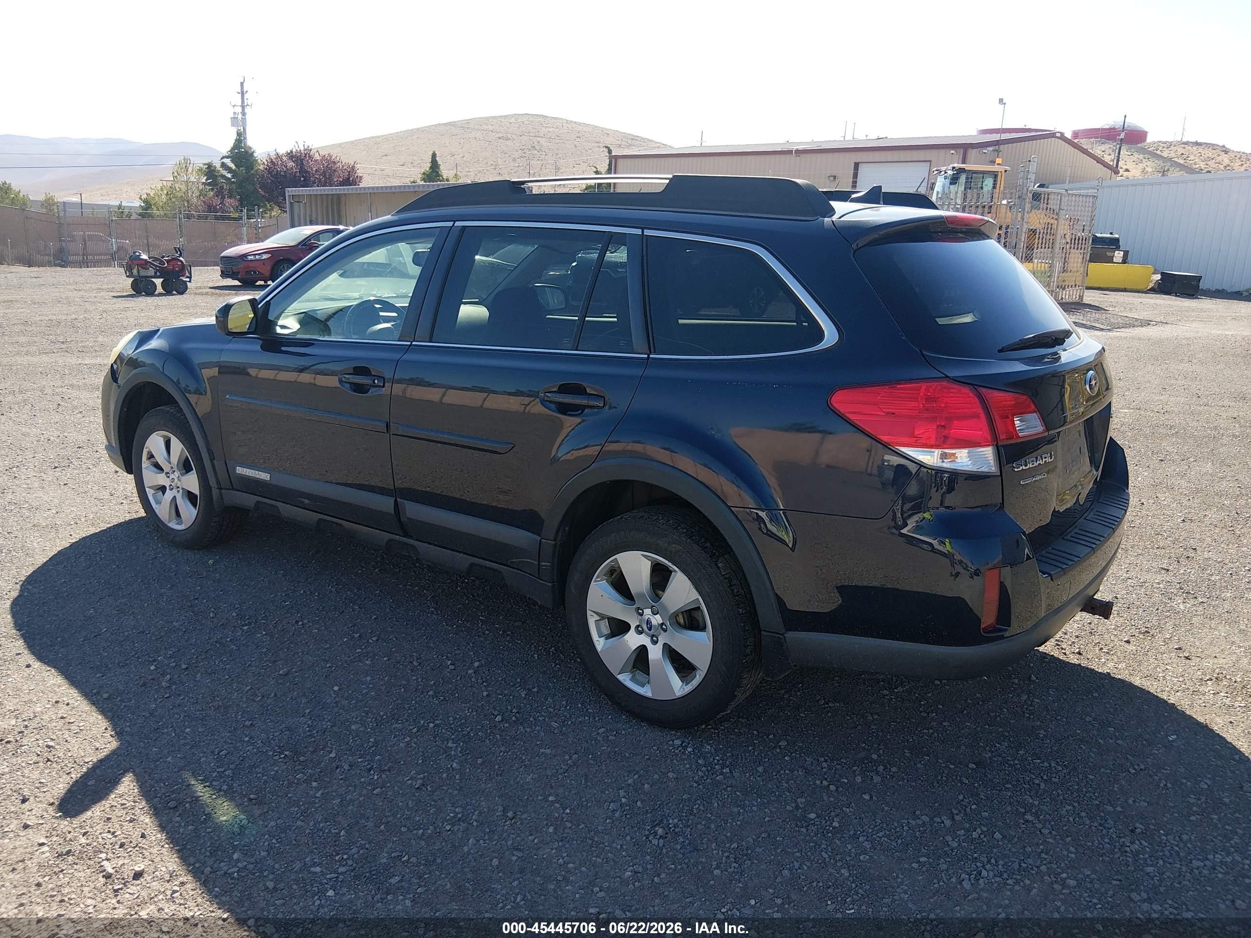2012 Subaru Outback 2.5i Limited Blue vin: 4S4BRCKC2C3259806