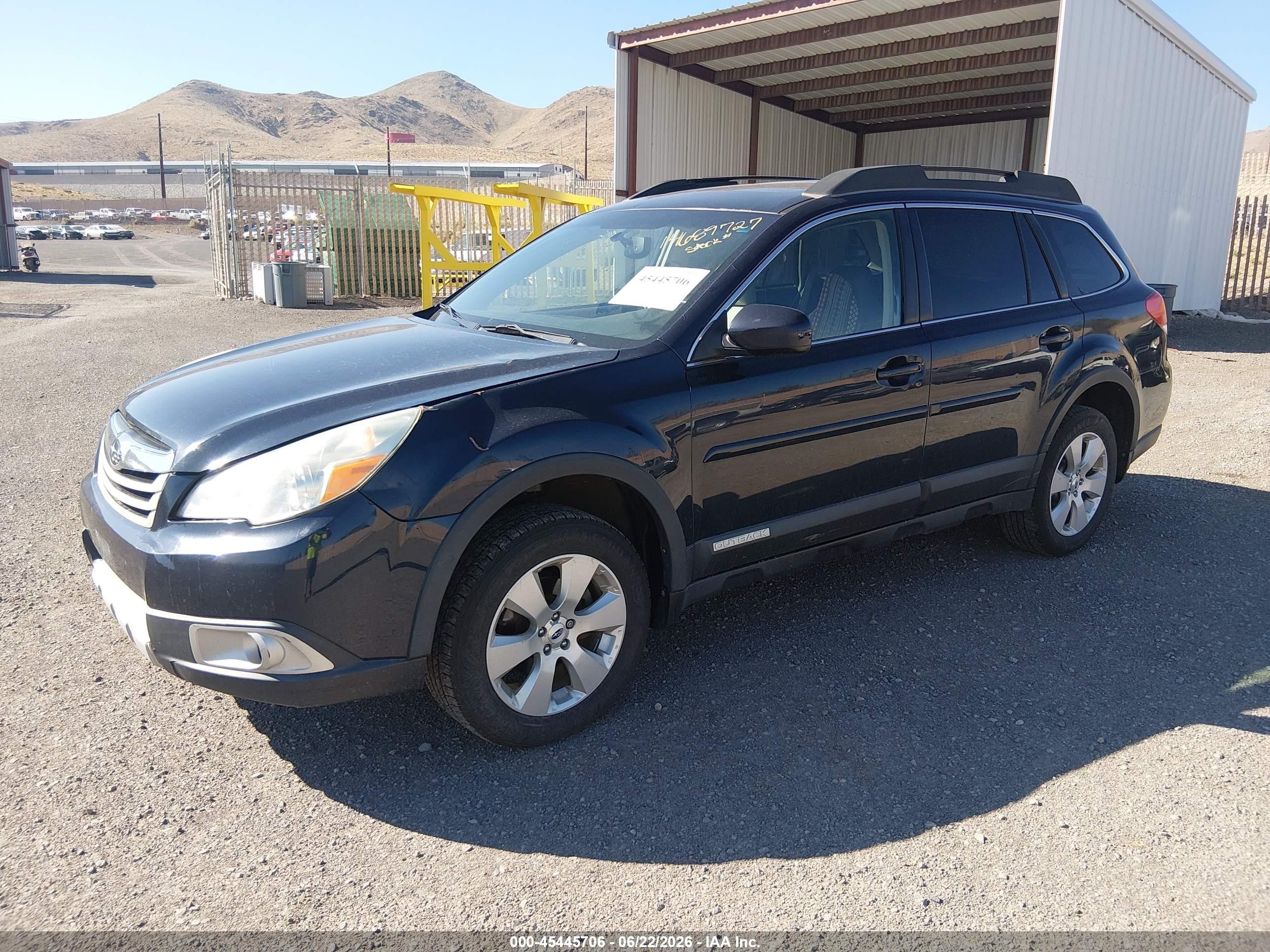 2012 Subaru Outback 2.5i Limited Blue vin: 4S4BRCKC2C3259806