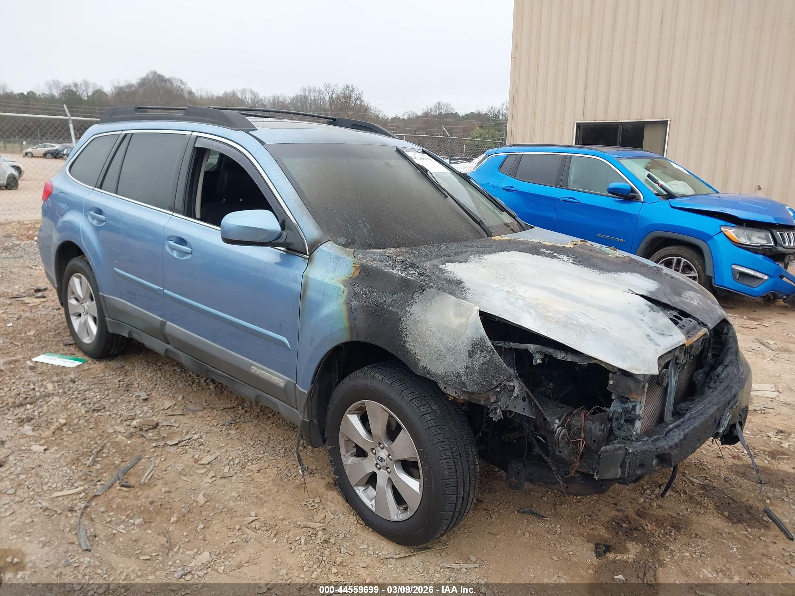 2012 Subaru Outback 2.5i Limited Light Blue vin: 4S4BRCKC2C3270157