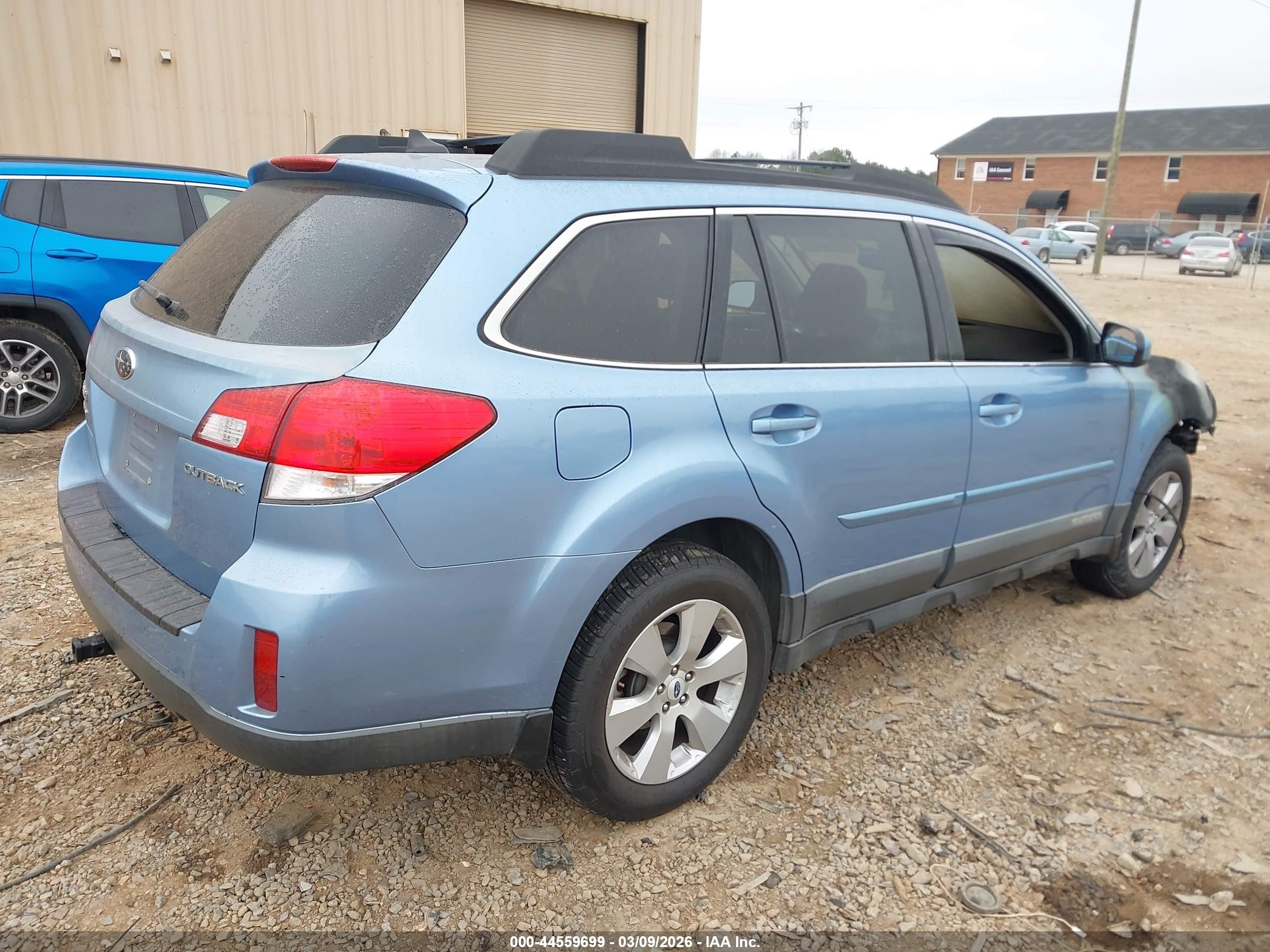 2012 Subaru Outback 2.5i Limited Light Blue vin: 4S4BRCKC2C3270157