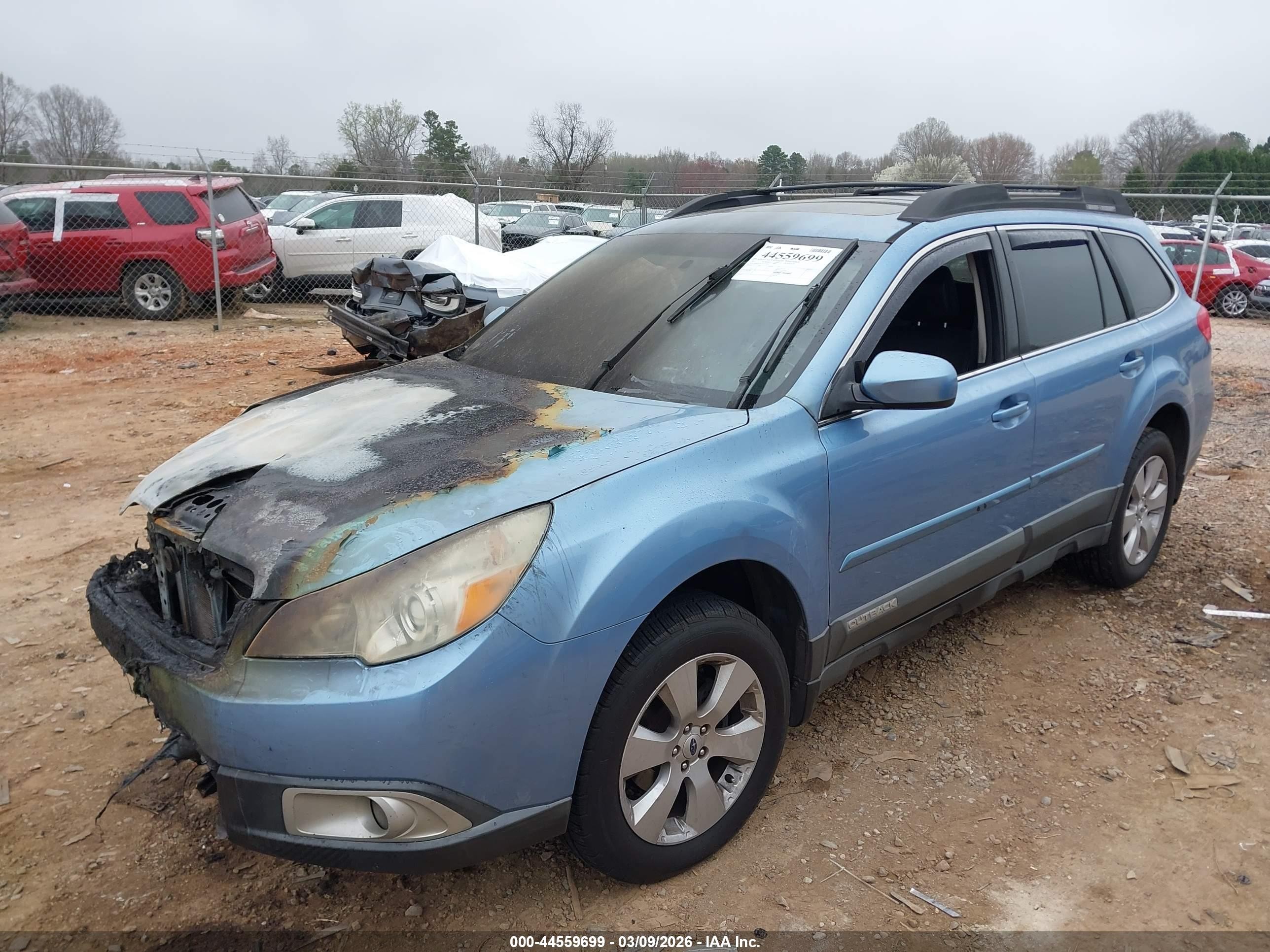 2012 Subaru Outback 2.5i Limited Light Blue vin: 4S4BRCKC2C3270157